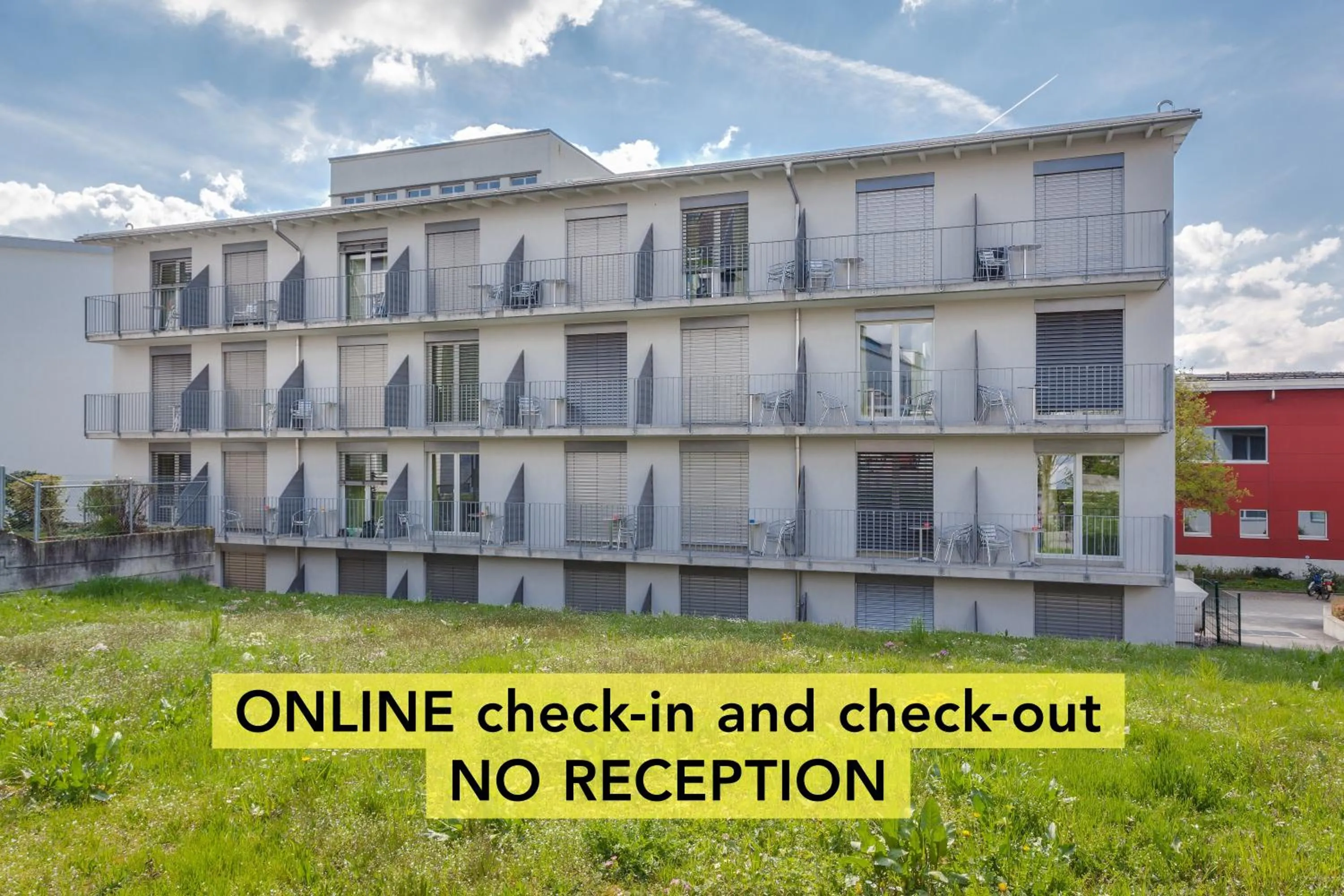 Property building in Anstatthotel Hochdorf - app self-check-in