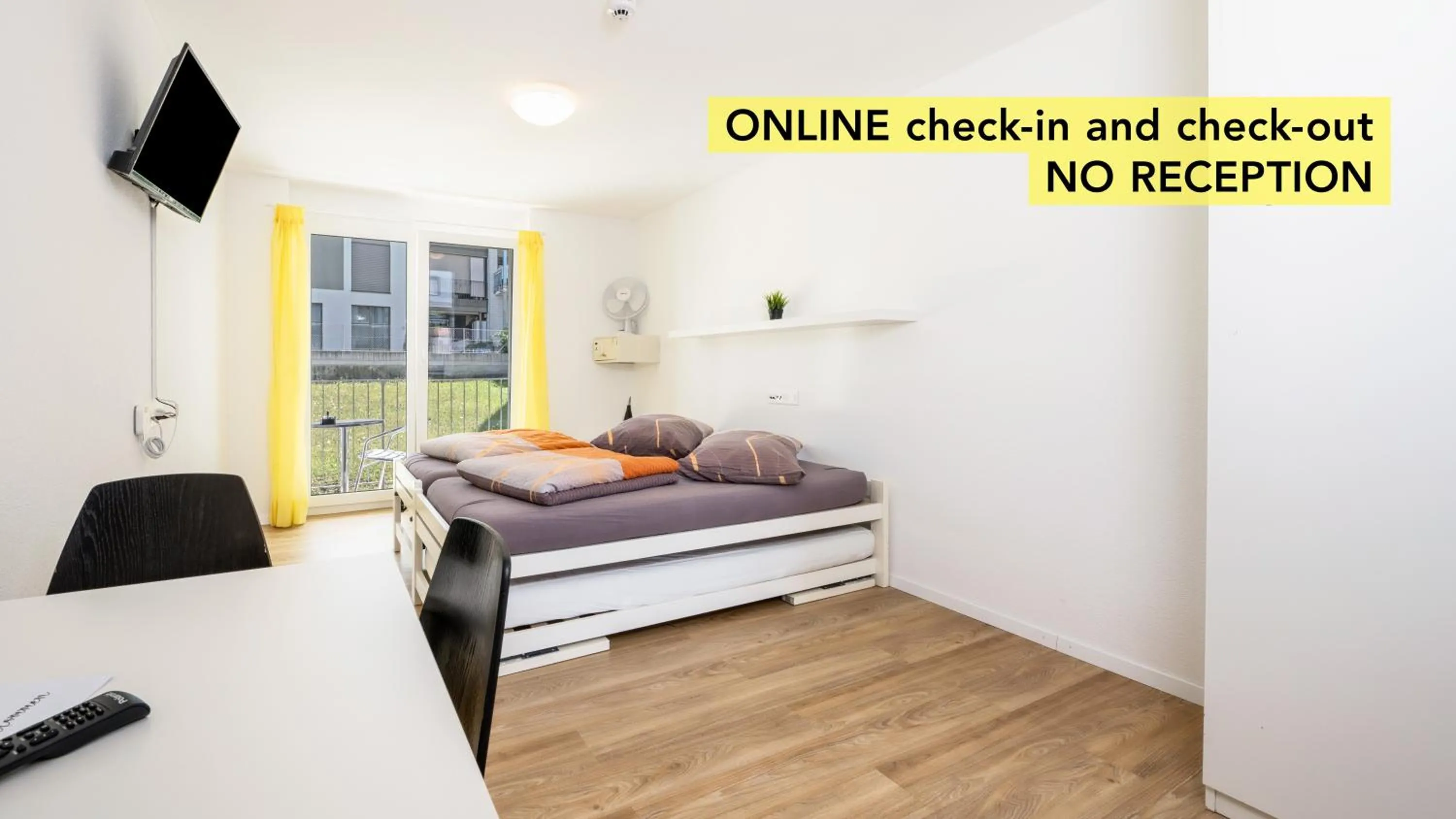 Bedroom in Anstatthotel Hochdorf - app self-check-in