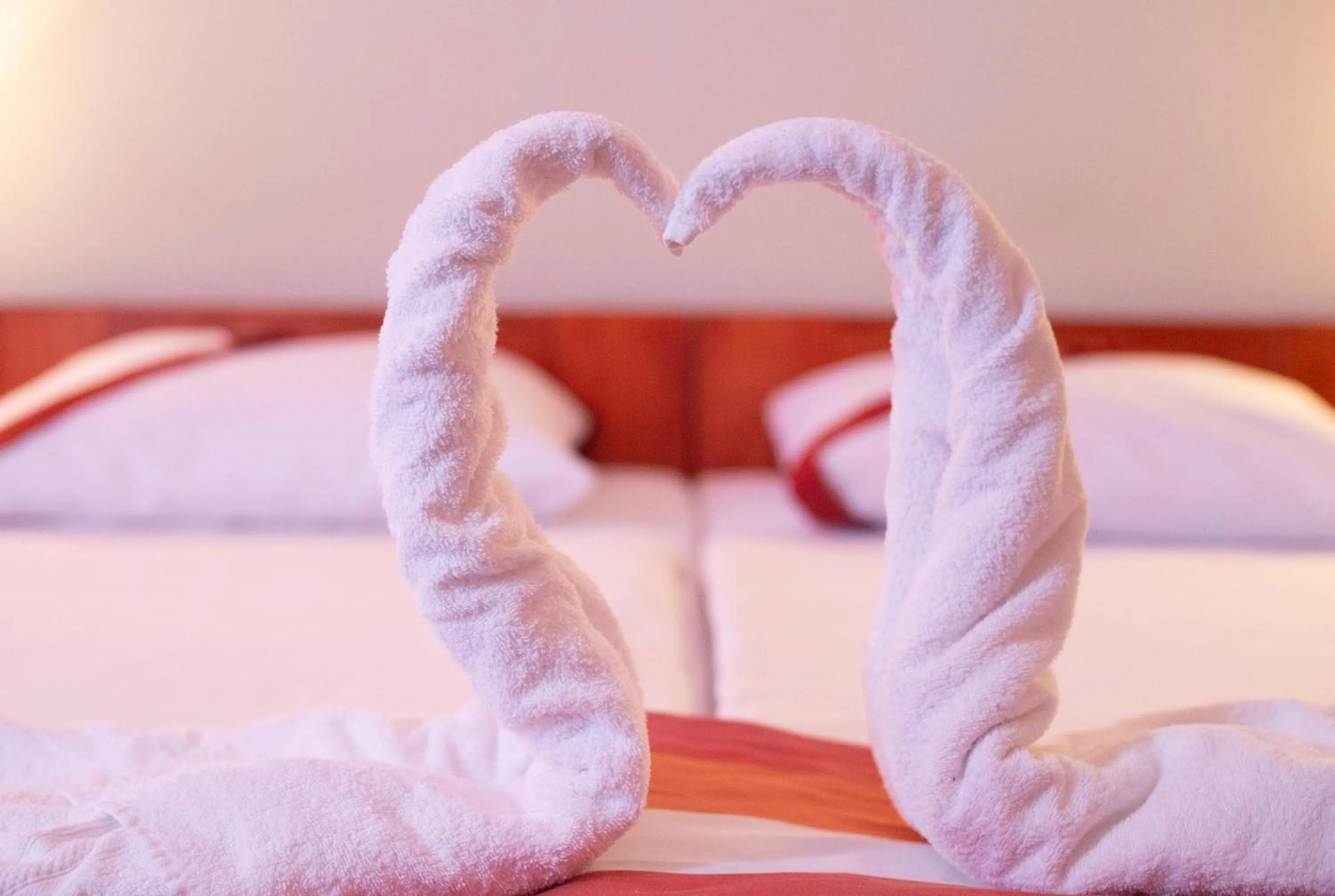 Bed in Fordan Hotel Pécs