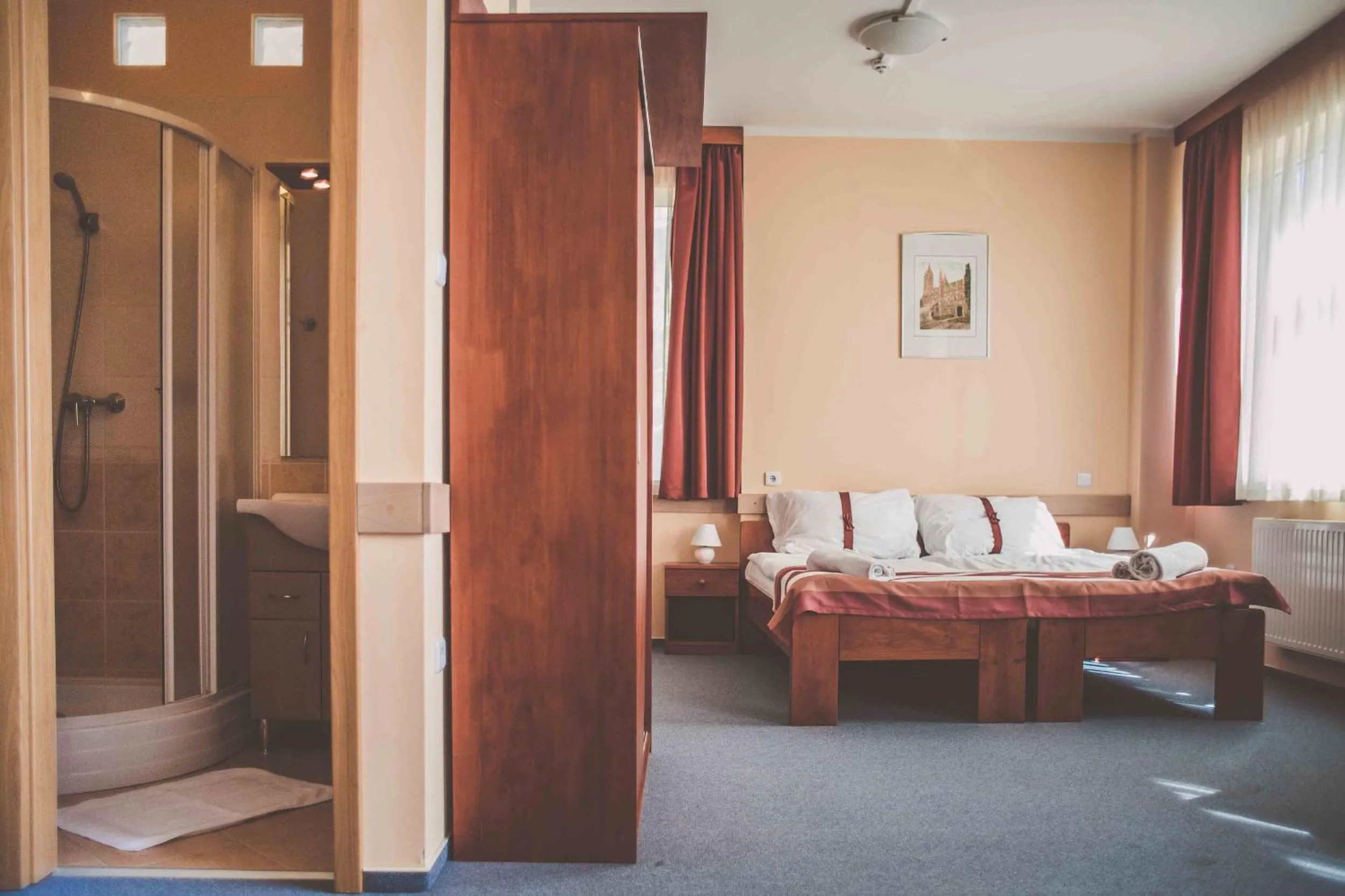 Photo of the whole room, Bed in Fordan Hotel Pécs