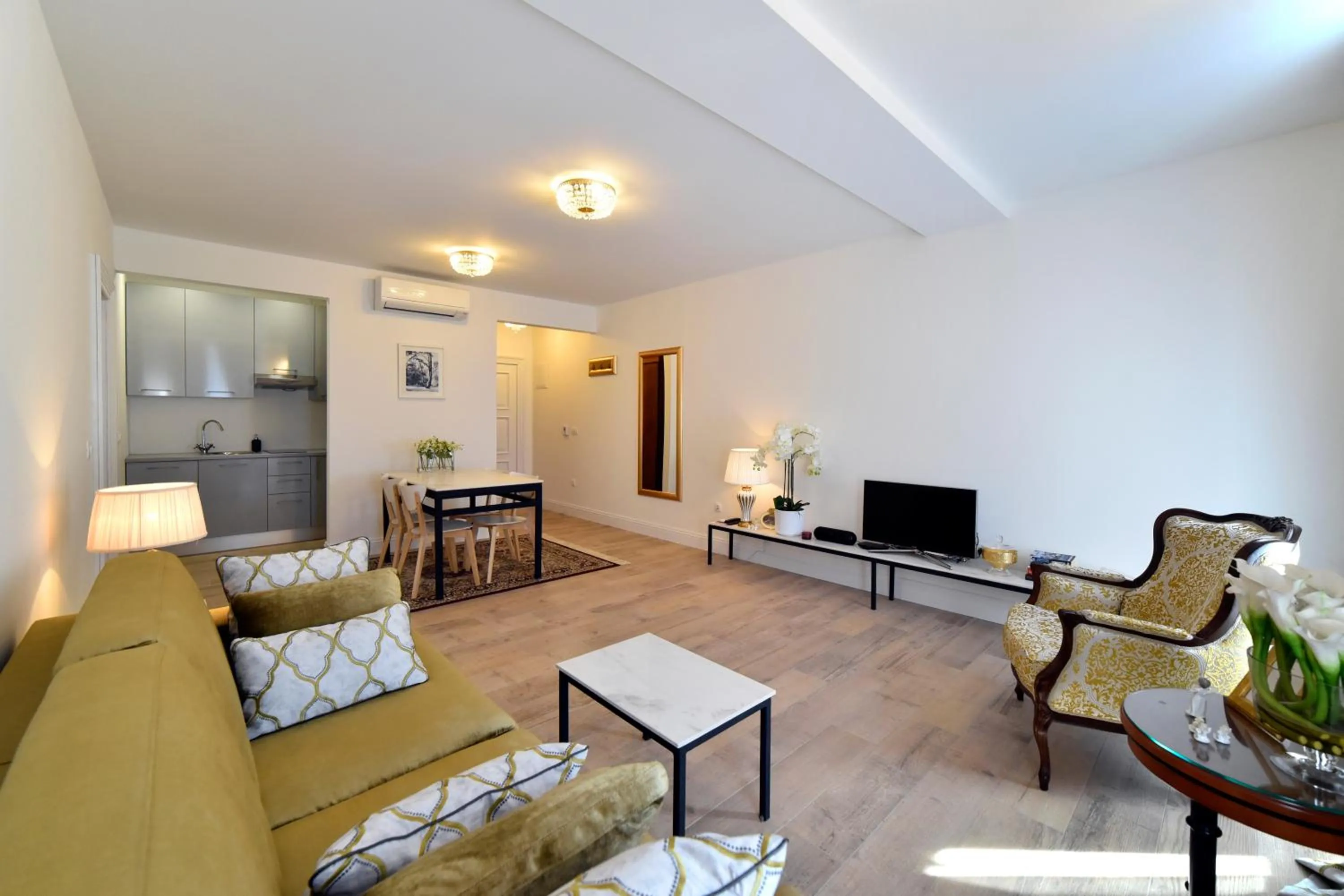 TV and multimedia in Manduša Heritage Apartments