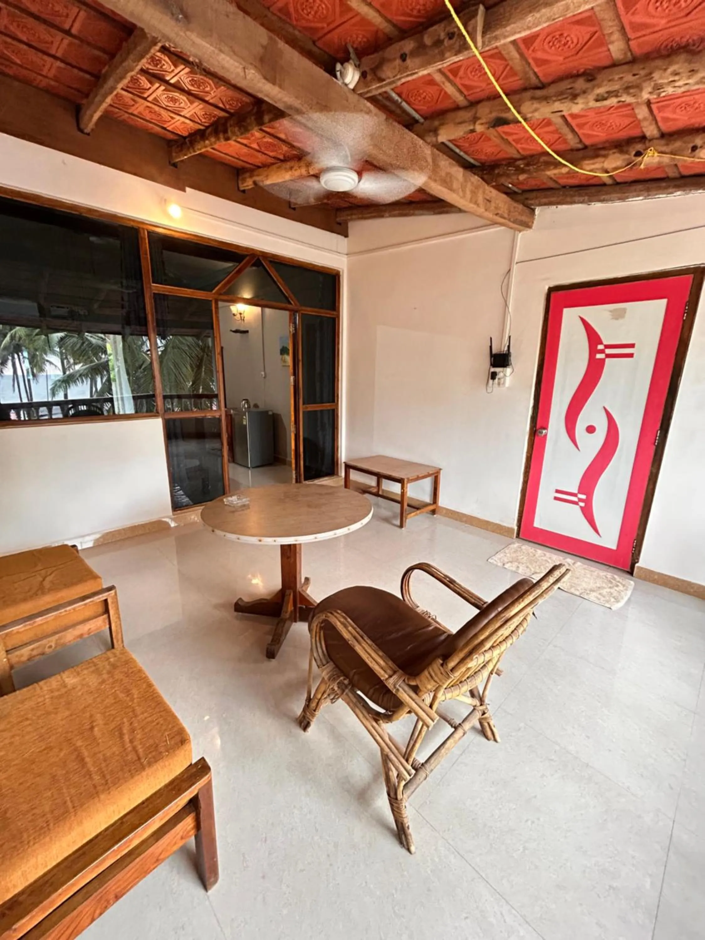 Seating area in Maria Paulo Guest House Bar and Restaurant