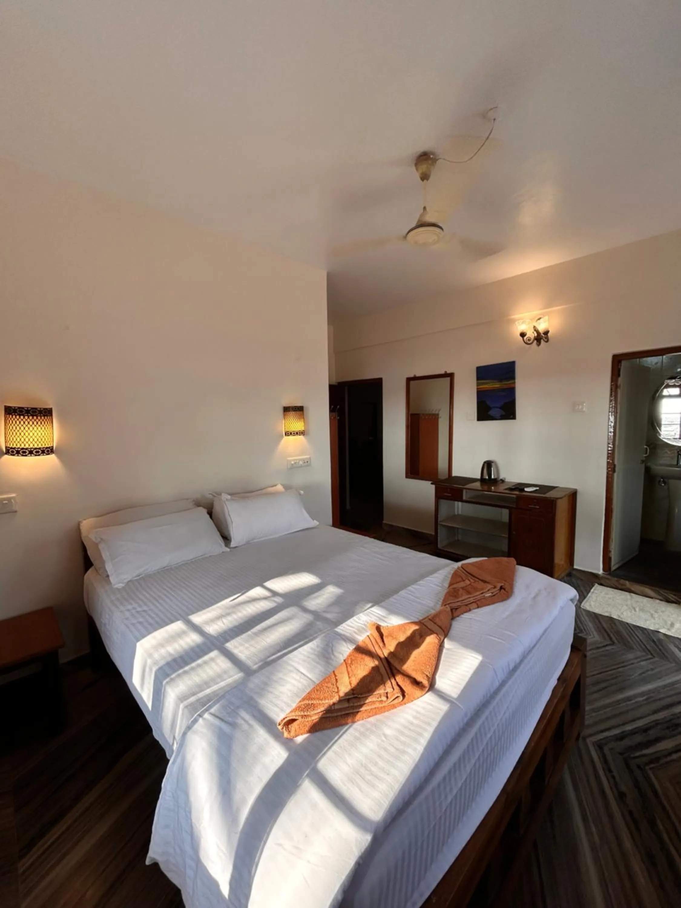 Bed in Maria Paulo Guest House Bar and Restaurant