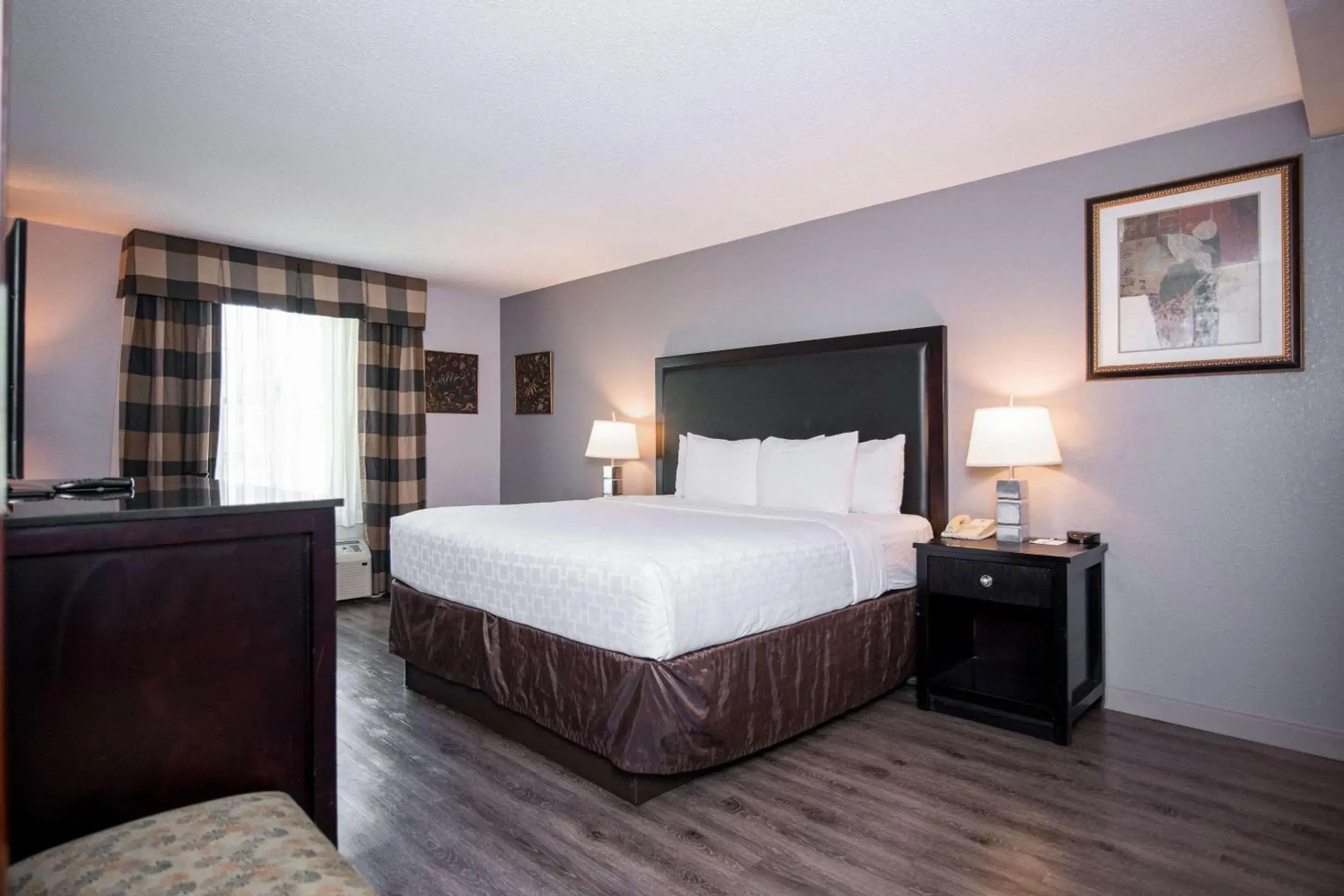King Room with Roll-In Shower - Accessible/Non-Smoking in Clarion Hotel & Conference Center Leesburg King Room with Roll-In Shower - Accessible/Non-Smoking in Clarion Hotel & Conference Center Leesburg