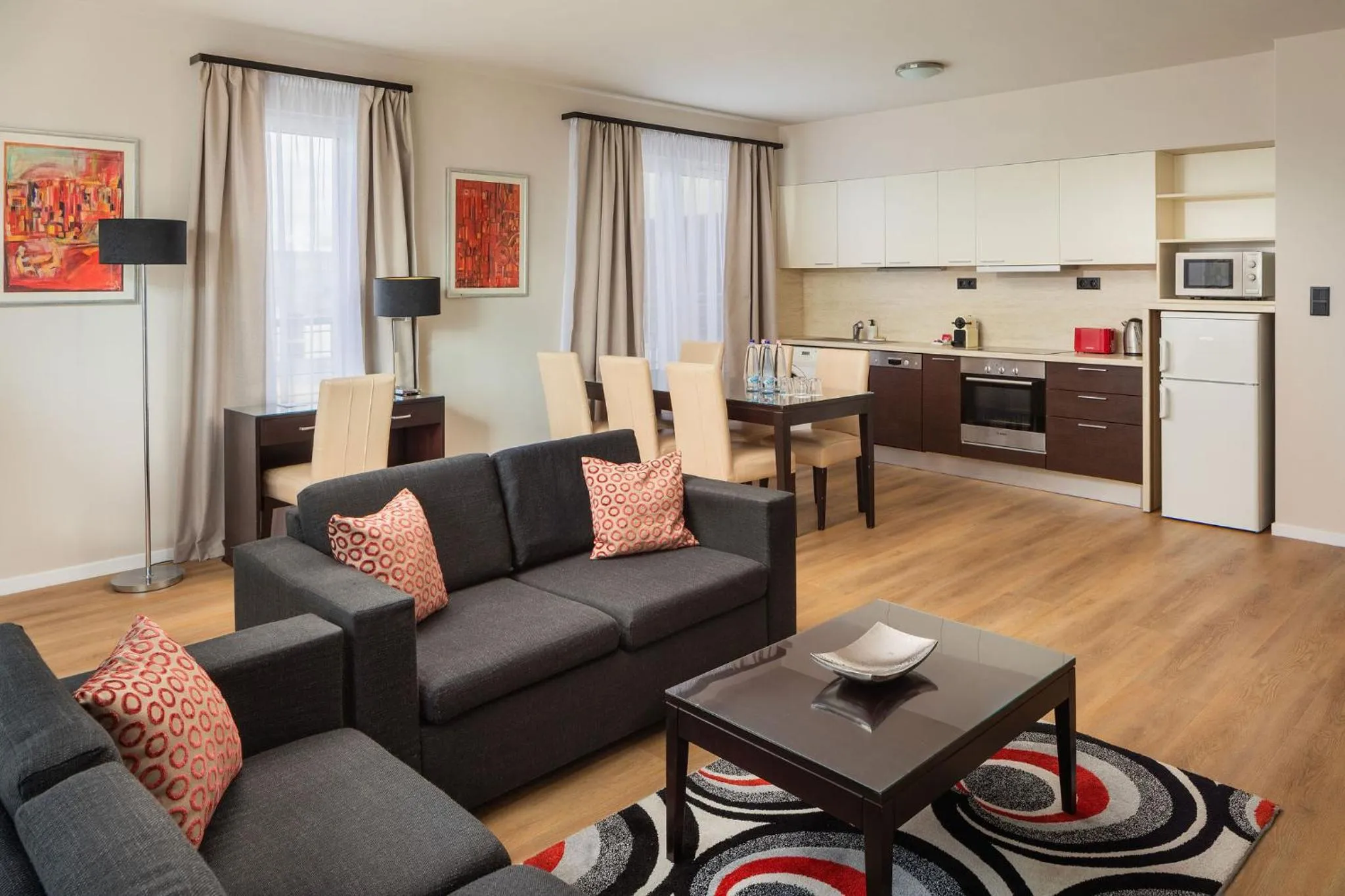 Living room in Escala Hotel & Suites