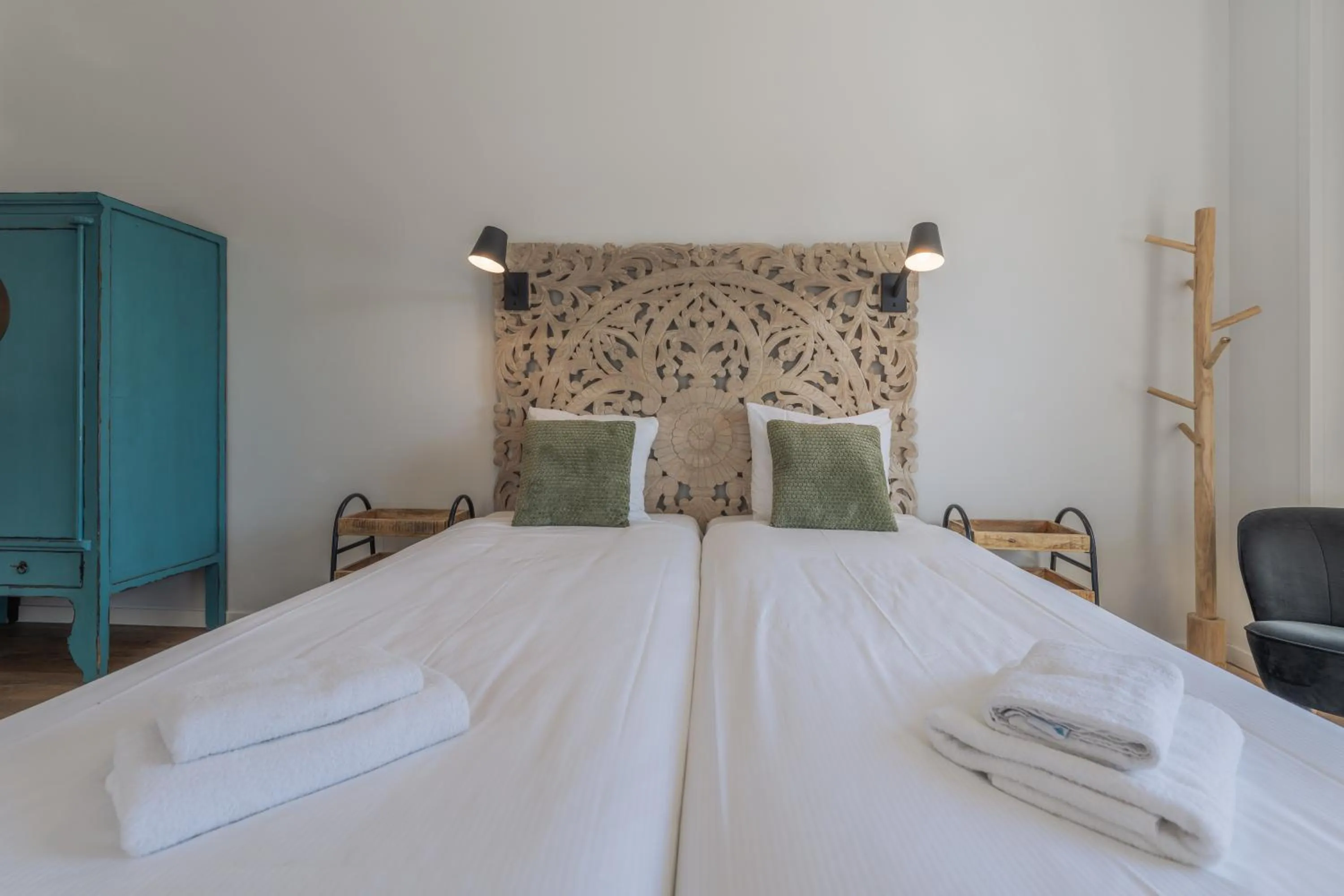 Bed in Strandhotel Dennenbos