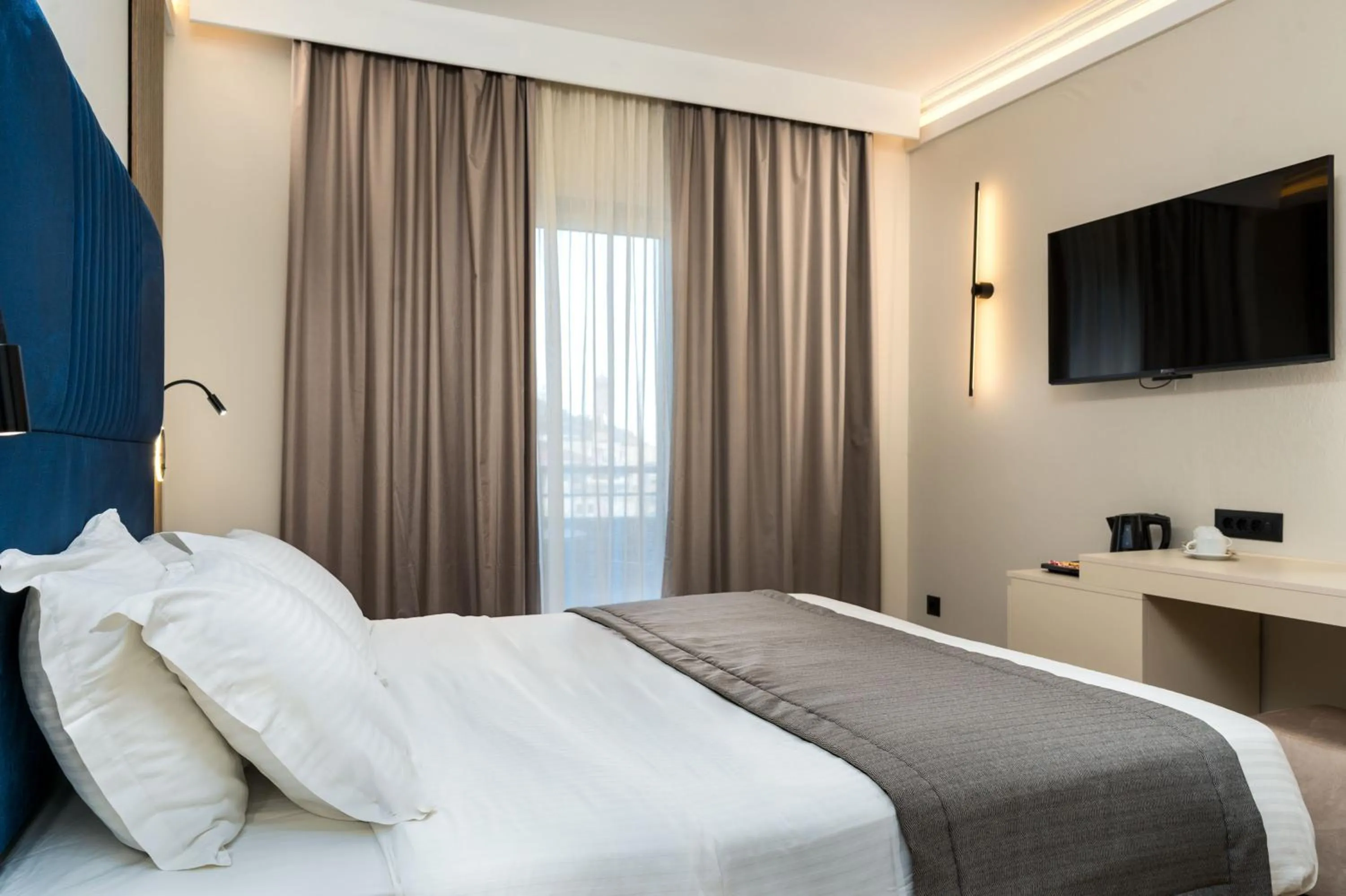 Bed in Palatino Hotel