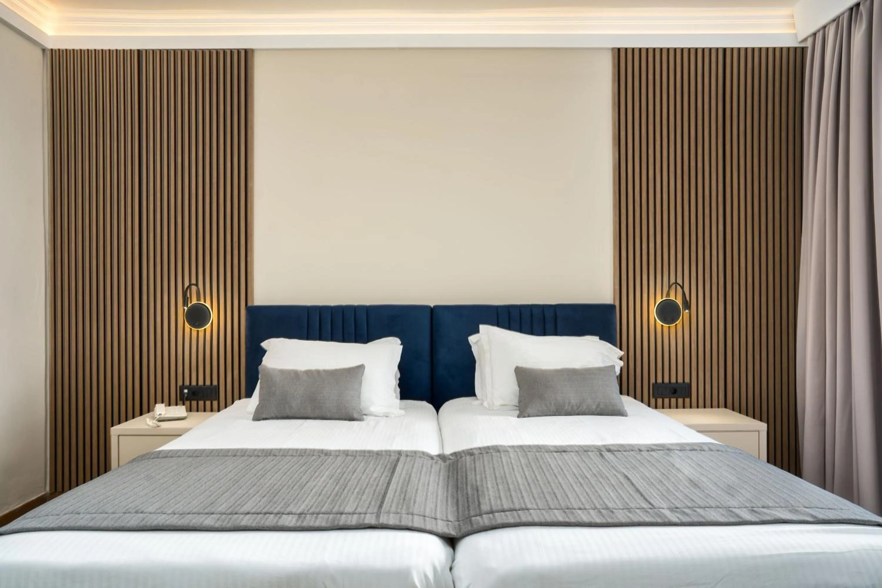 Bed in Palatino Hotel