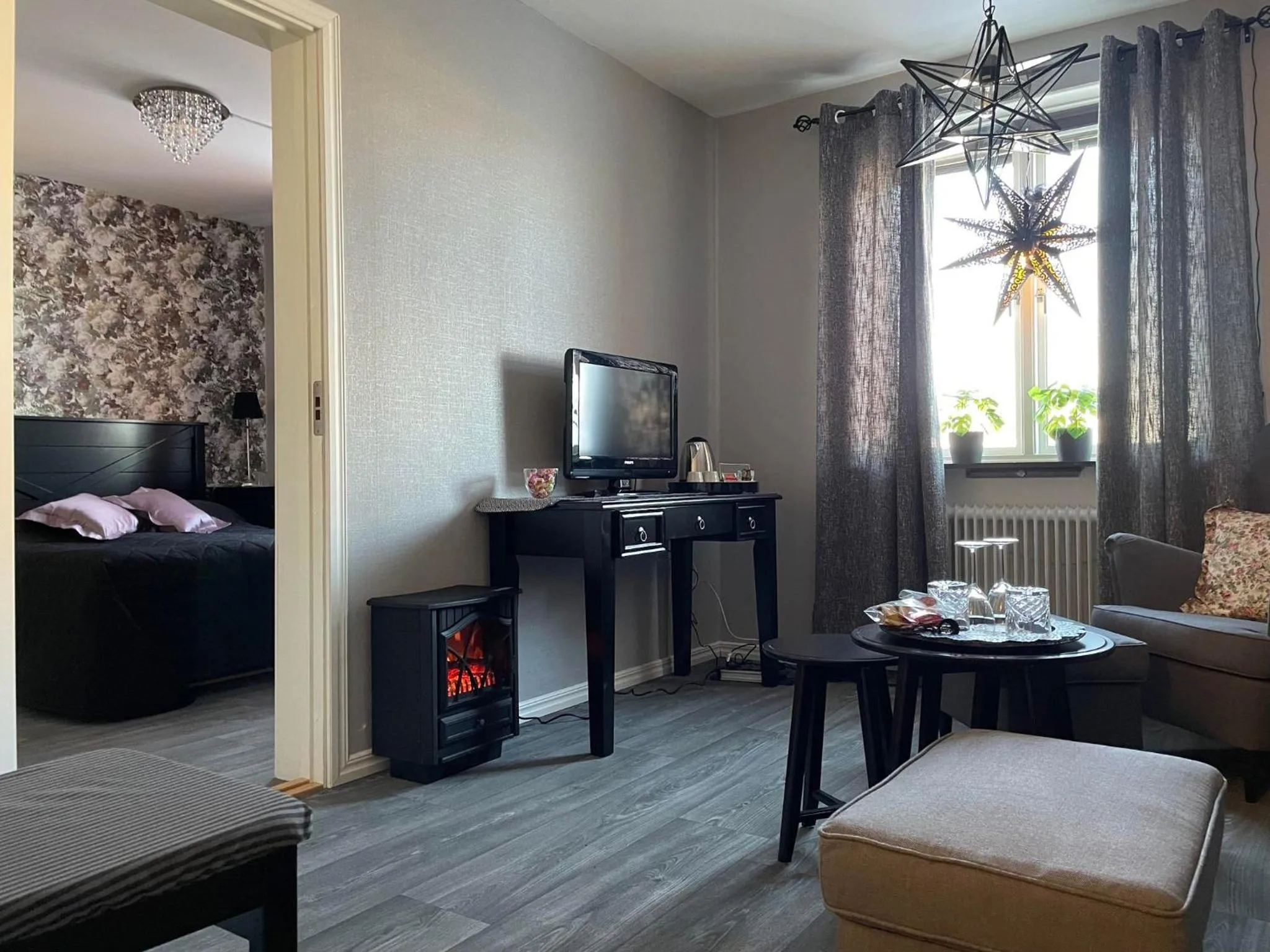 Living room in Brålanda Hotell och Vandrarhem