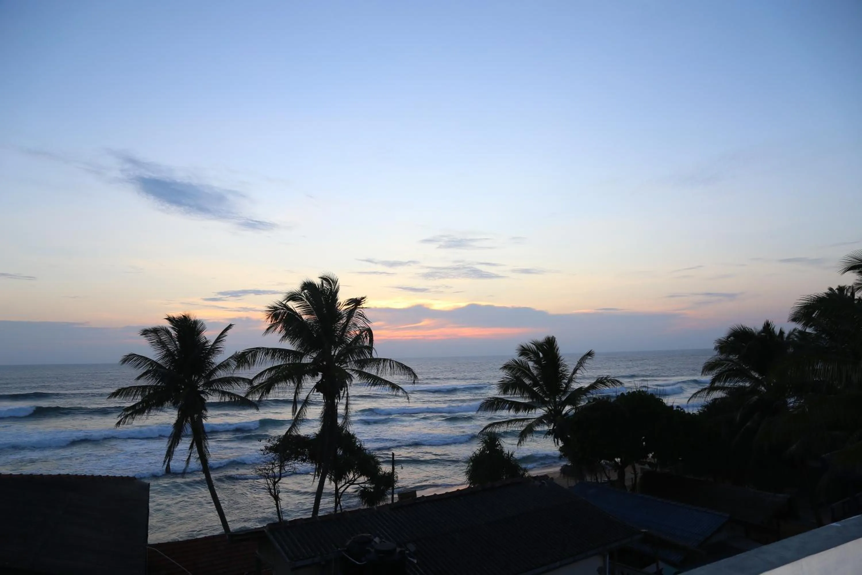 Sunset in Hikka Regent Hotel