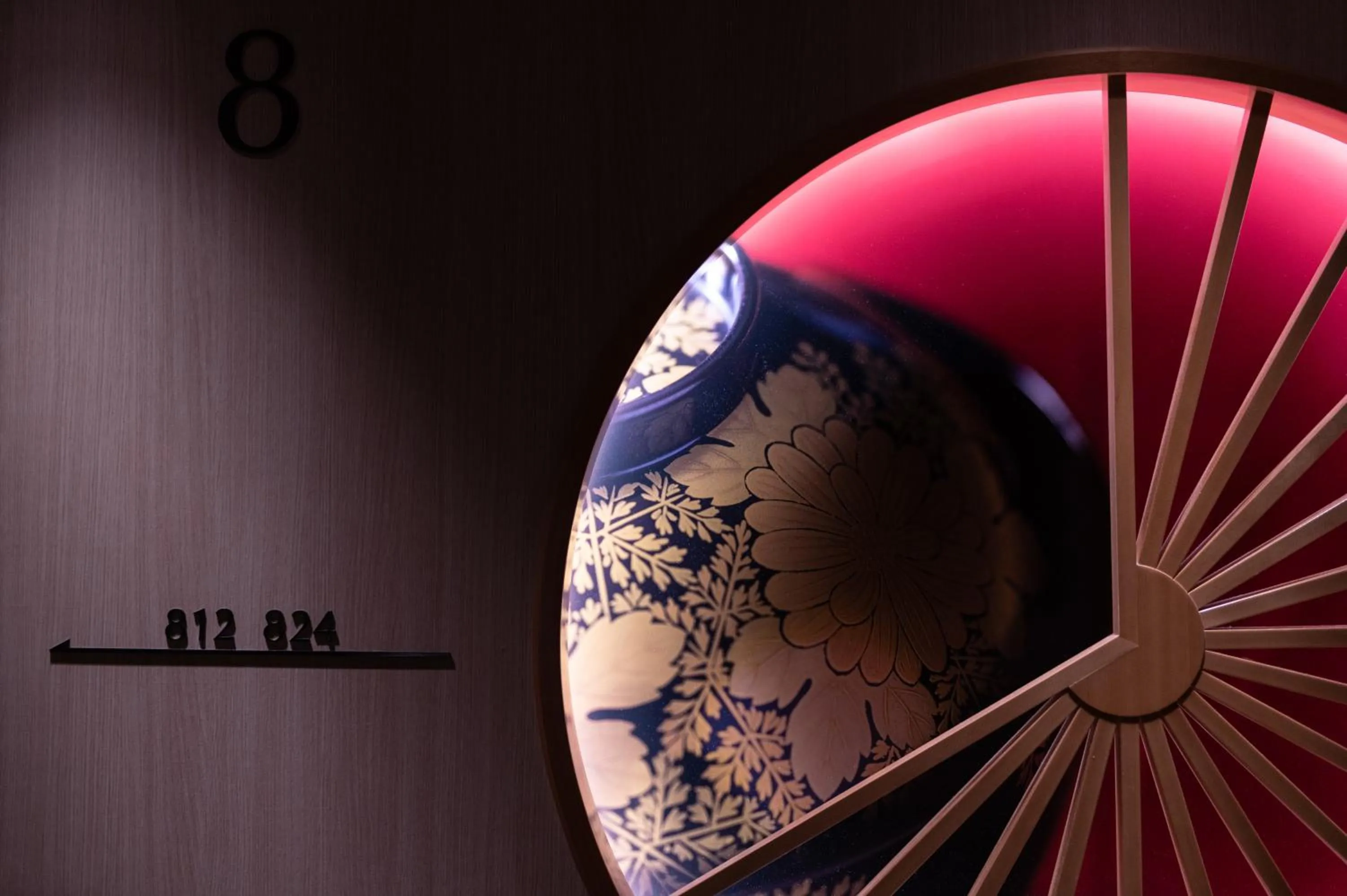 Decorative detail in Hotel Vista Kanazawa