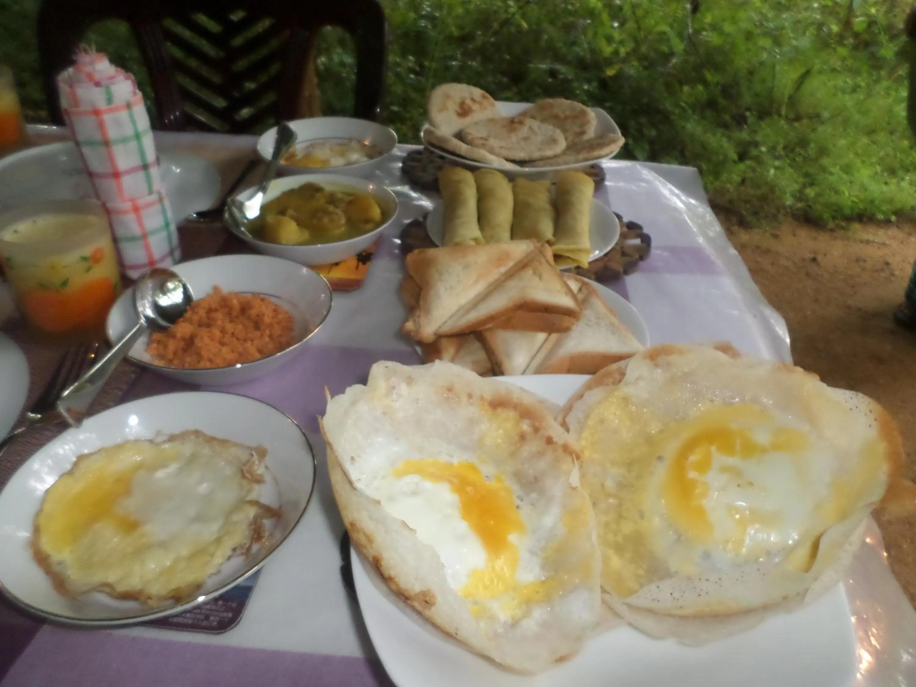 Asian breakfast in Grand freedom