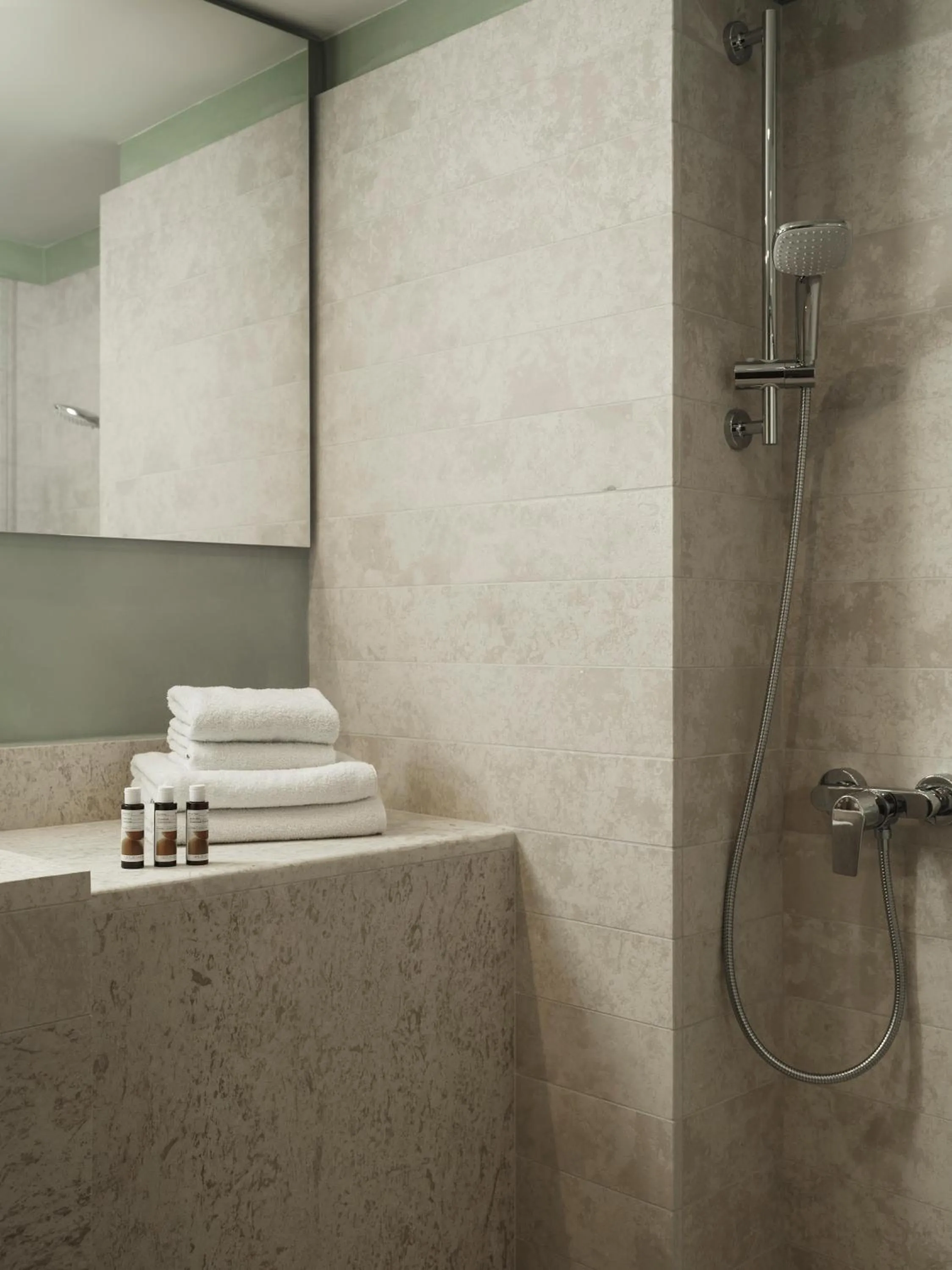 Shower in Civitel Attik Rooms & Suites