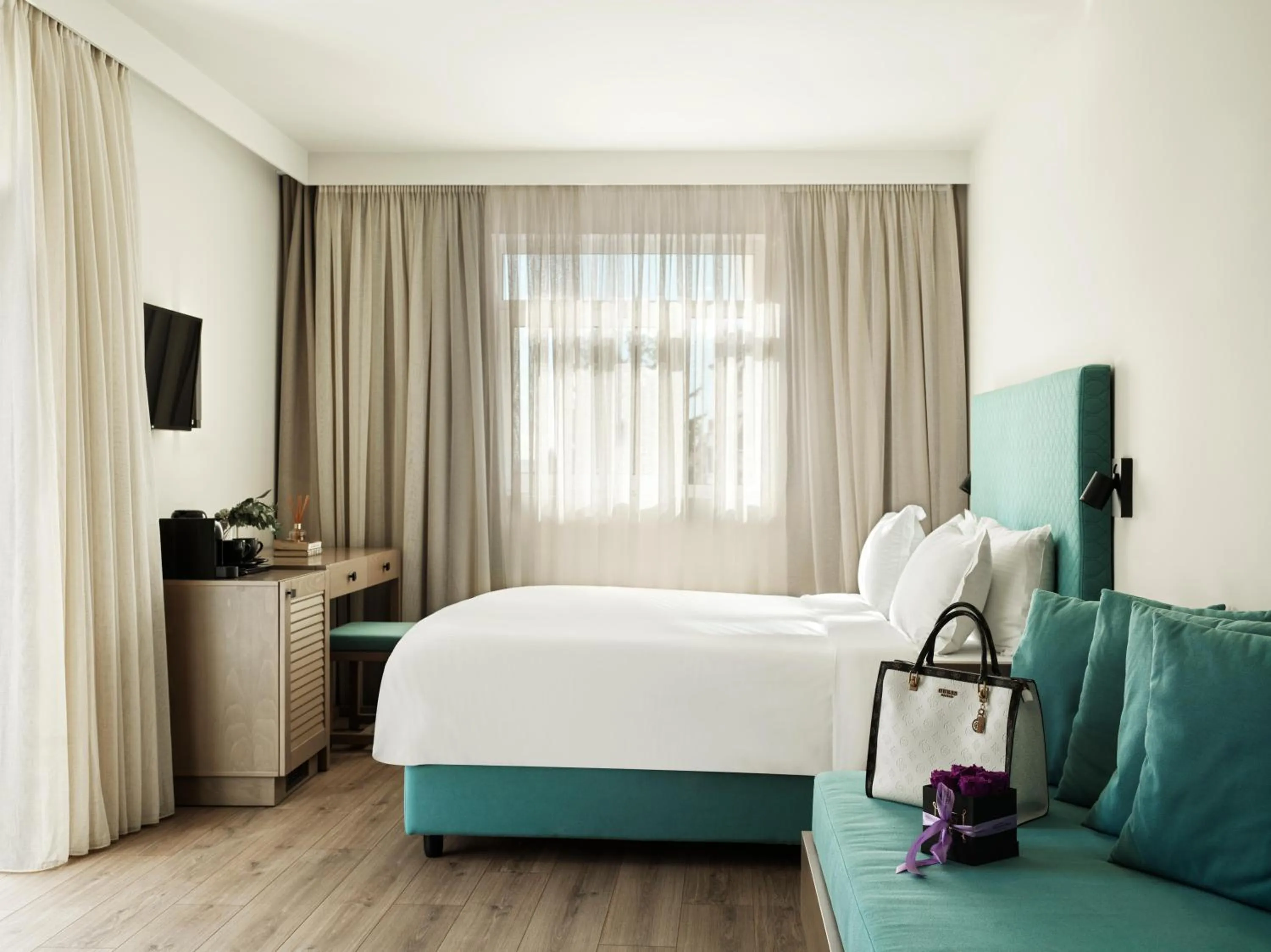 Photo of the whole room, Bed in Civitel Attik Rooms & Suites