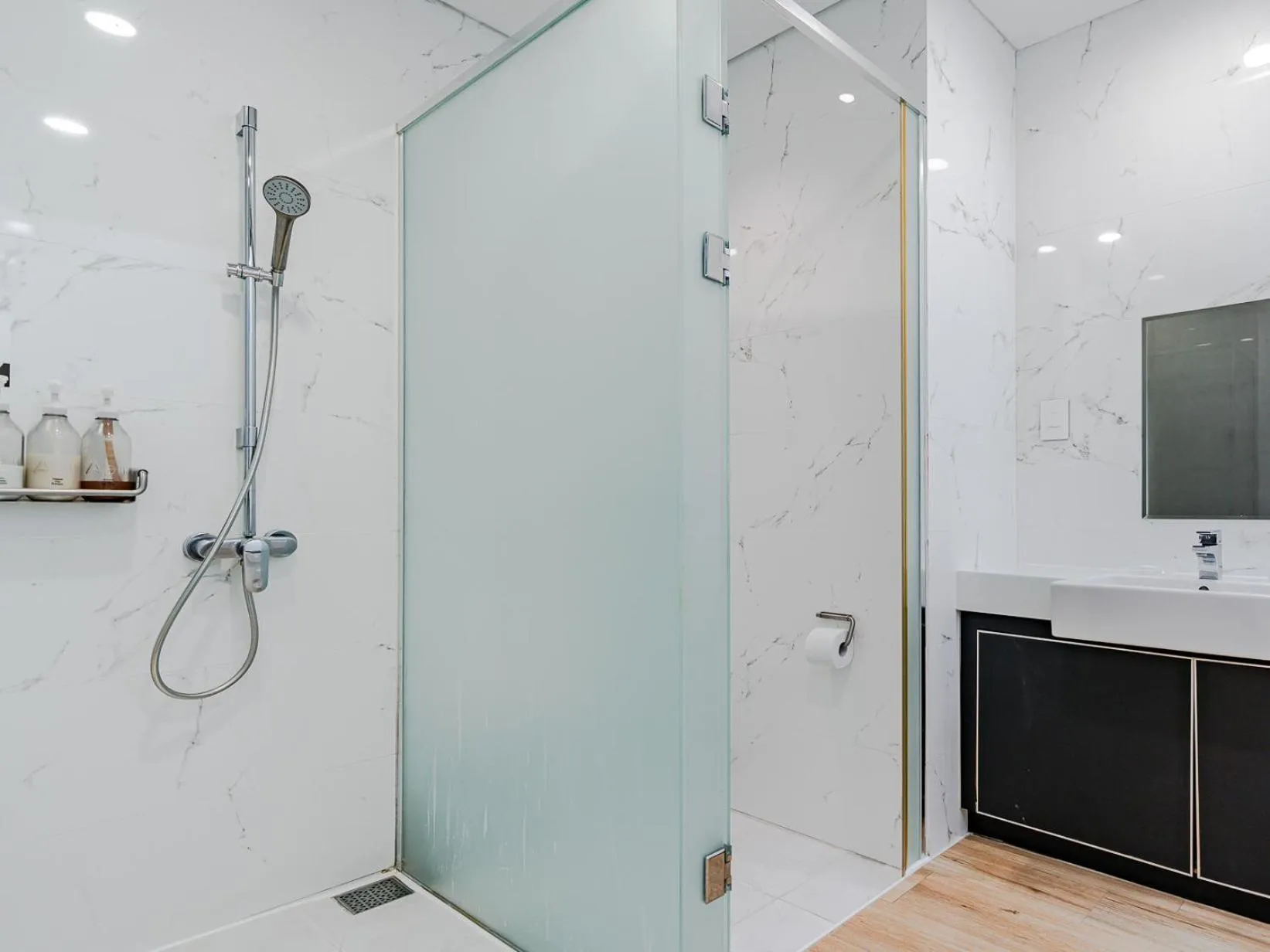 Shower in Boutique Pool Villa NAMIB