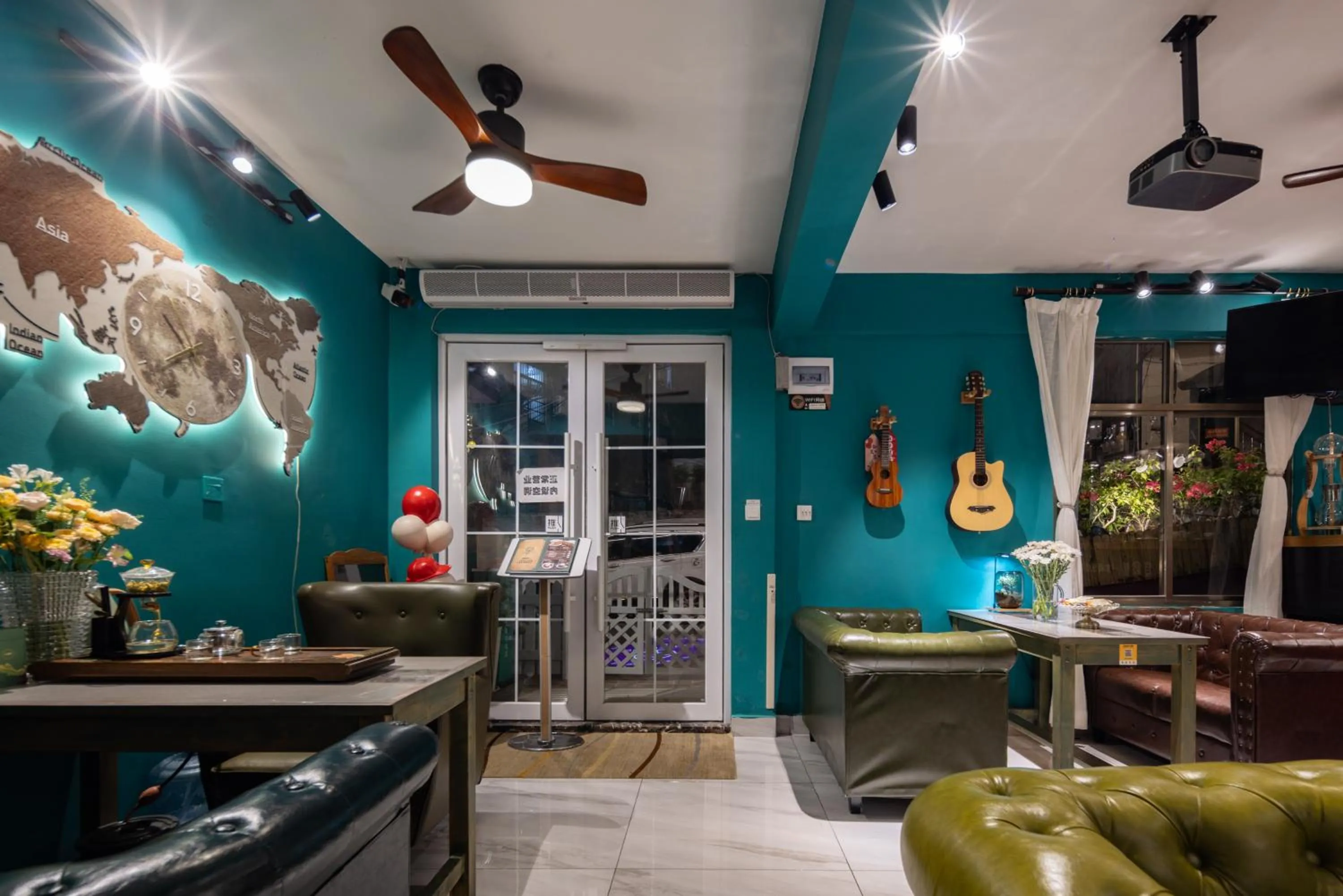 fireplace in Summer Tree Inn