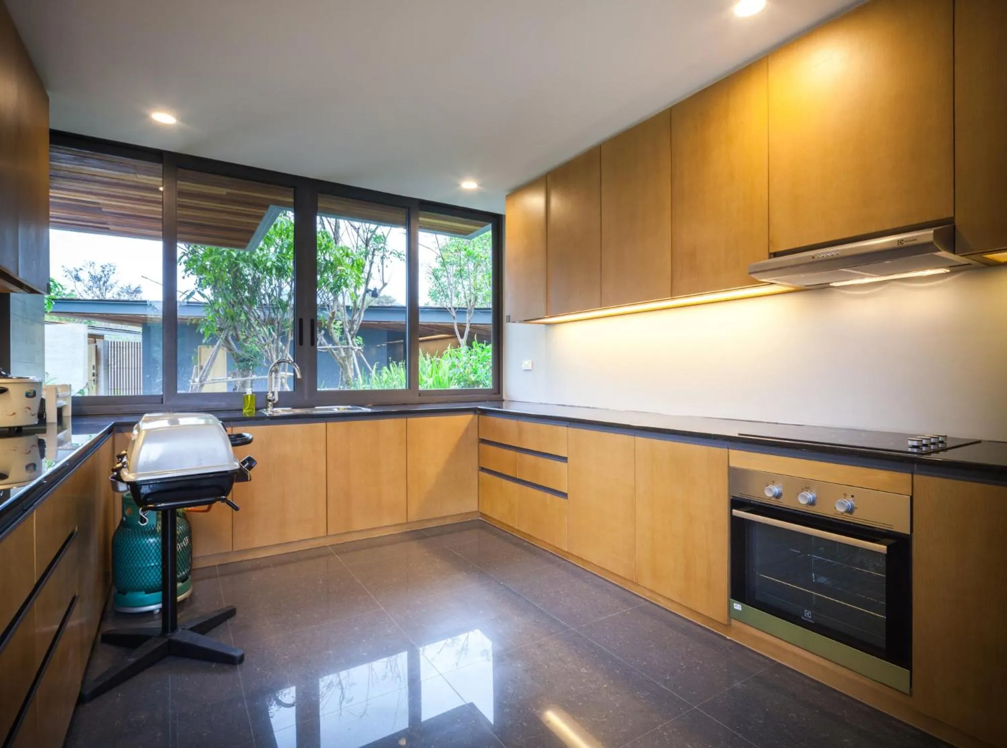 kitchen in Gliding Villa in Khao Yai