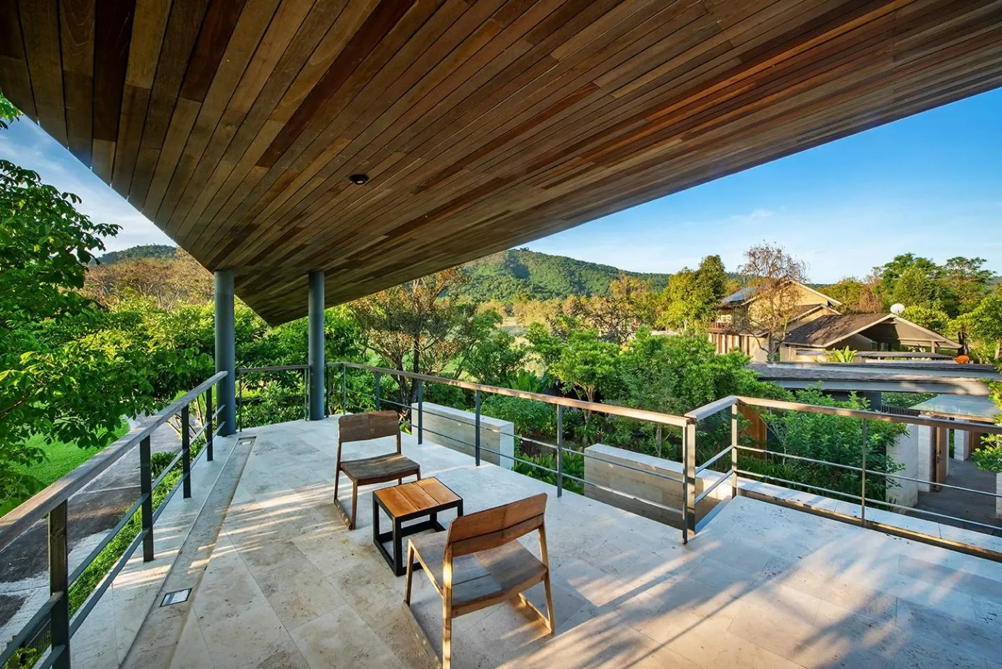 Balcony/Terrace in Gliding Villa in Khao Yai