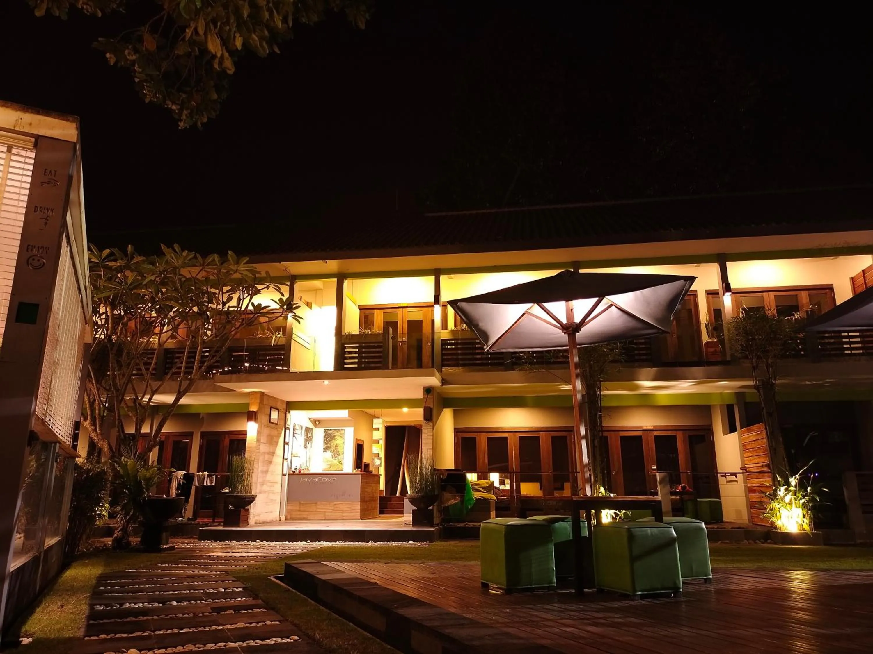 Property building in JavaCove Beach Hotel