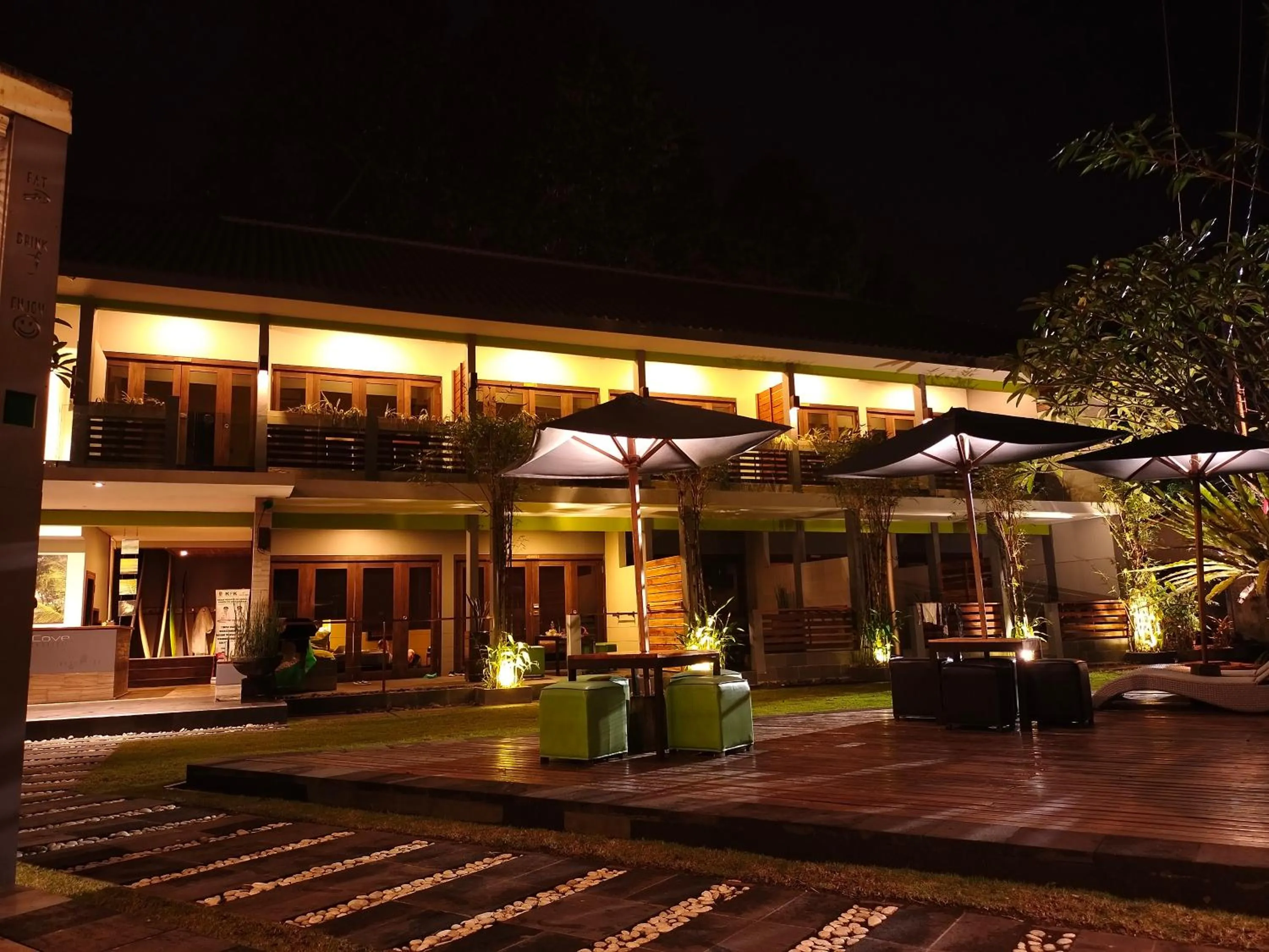 Property building in JavaCove Beach Hotel