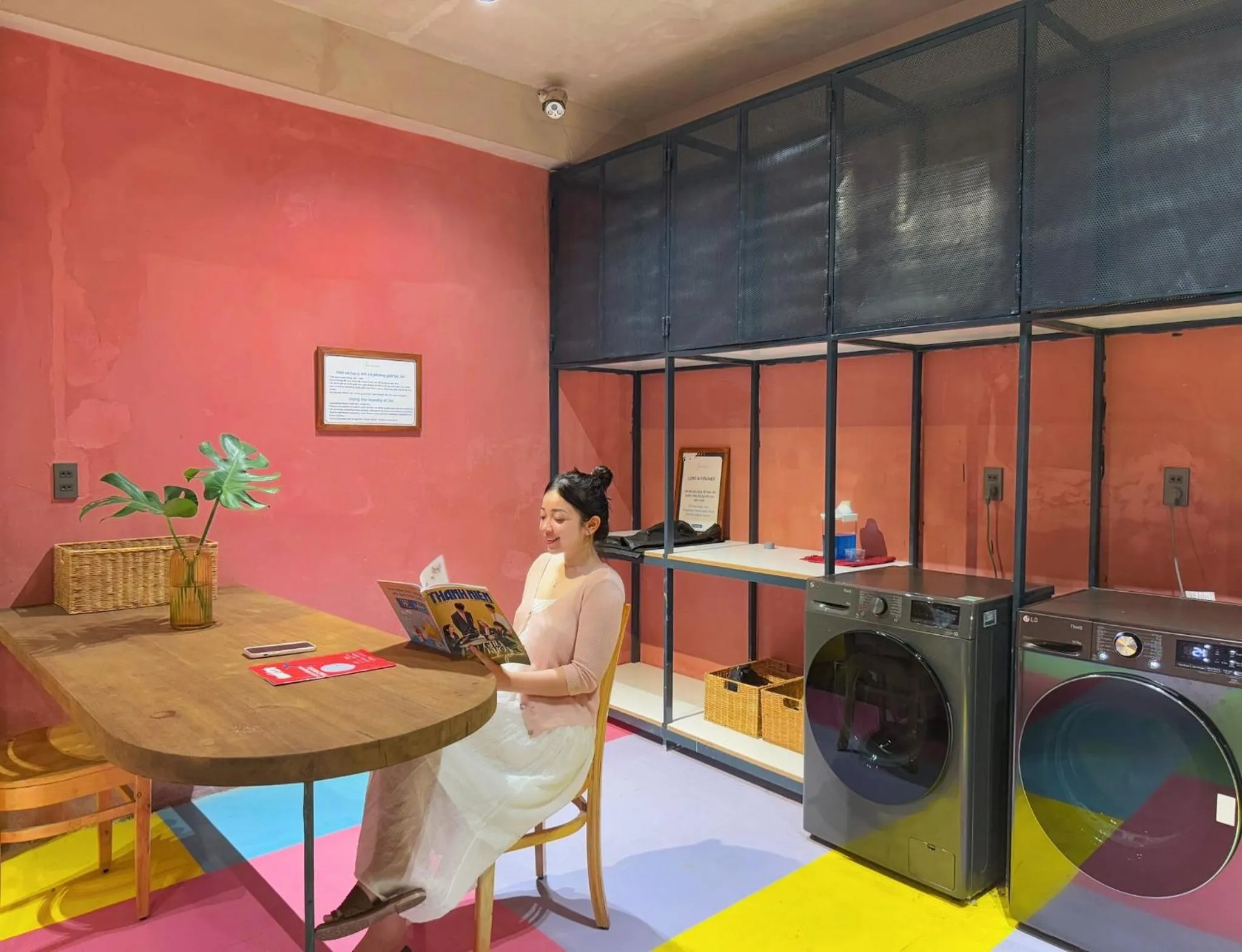 washing machine in Joi Boutique Bãi Trước