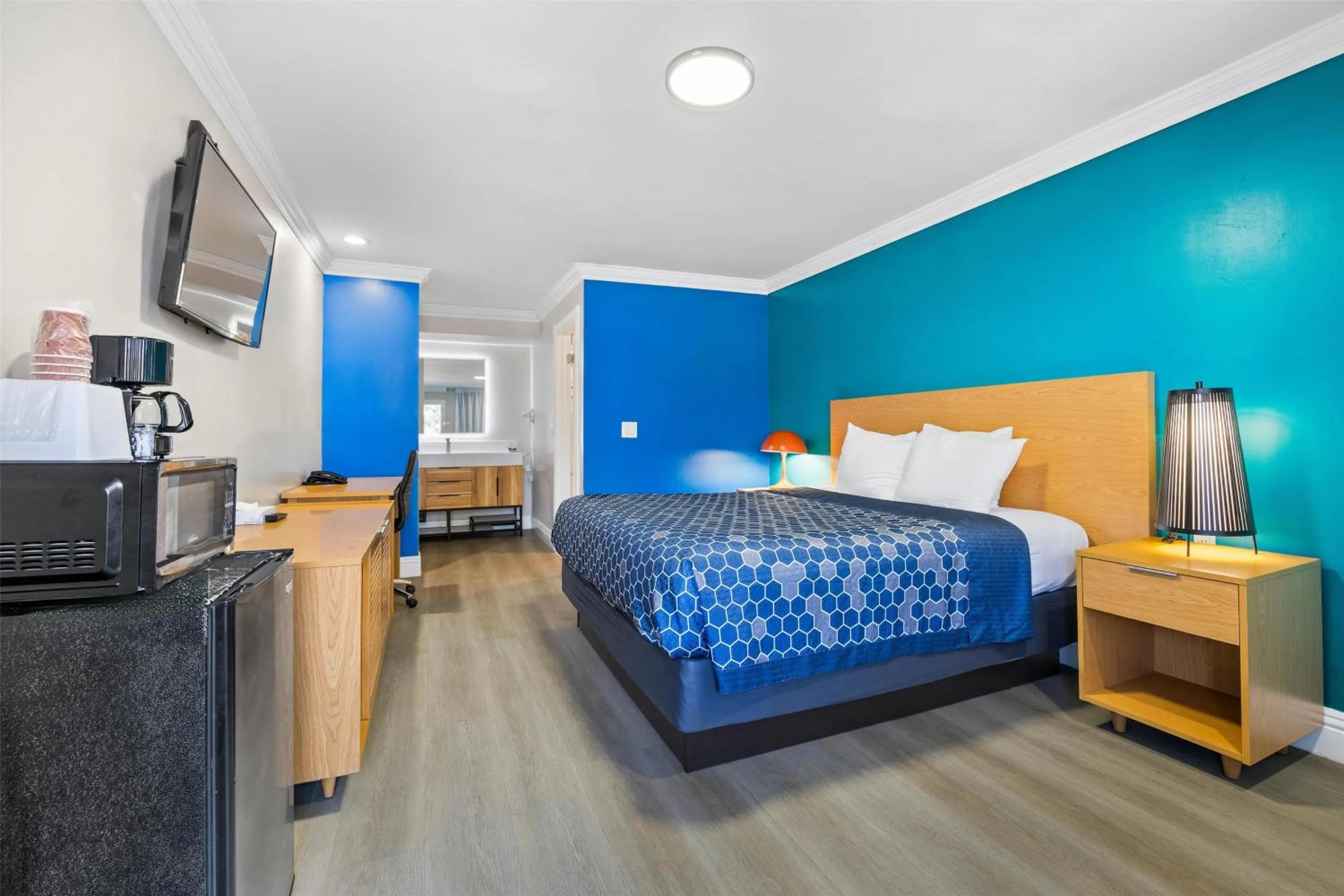 Bedroom, Bed in Signature Inn San Jose