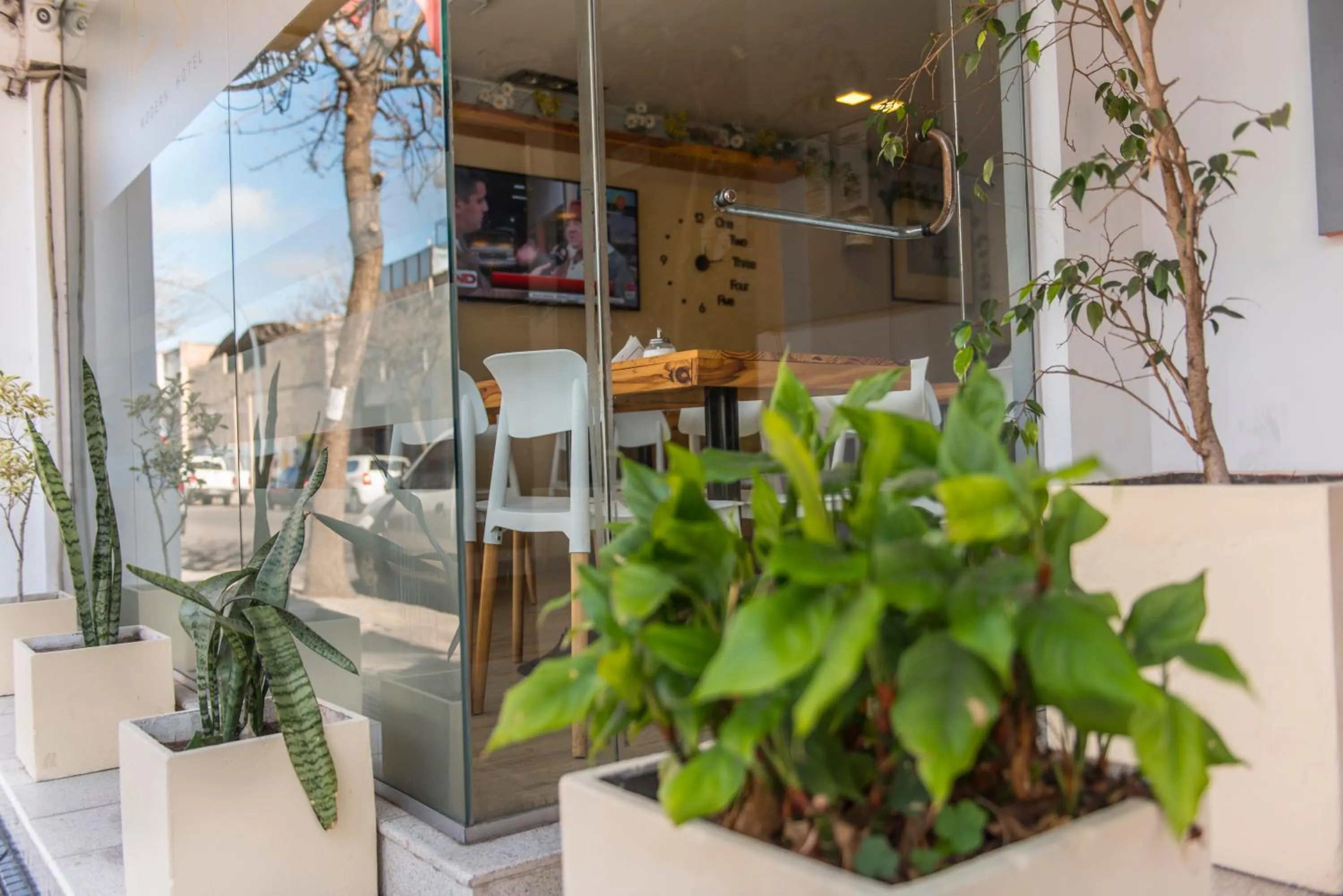 Facade/entrance in Novum Suites