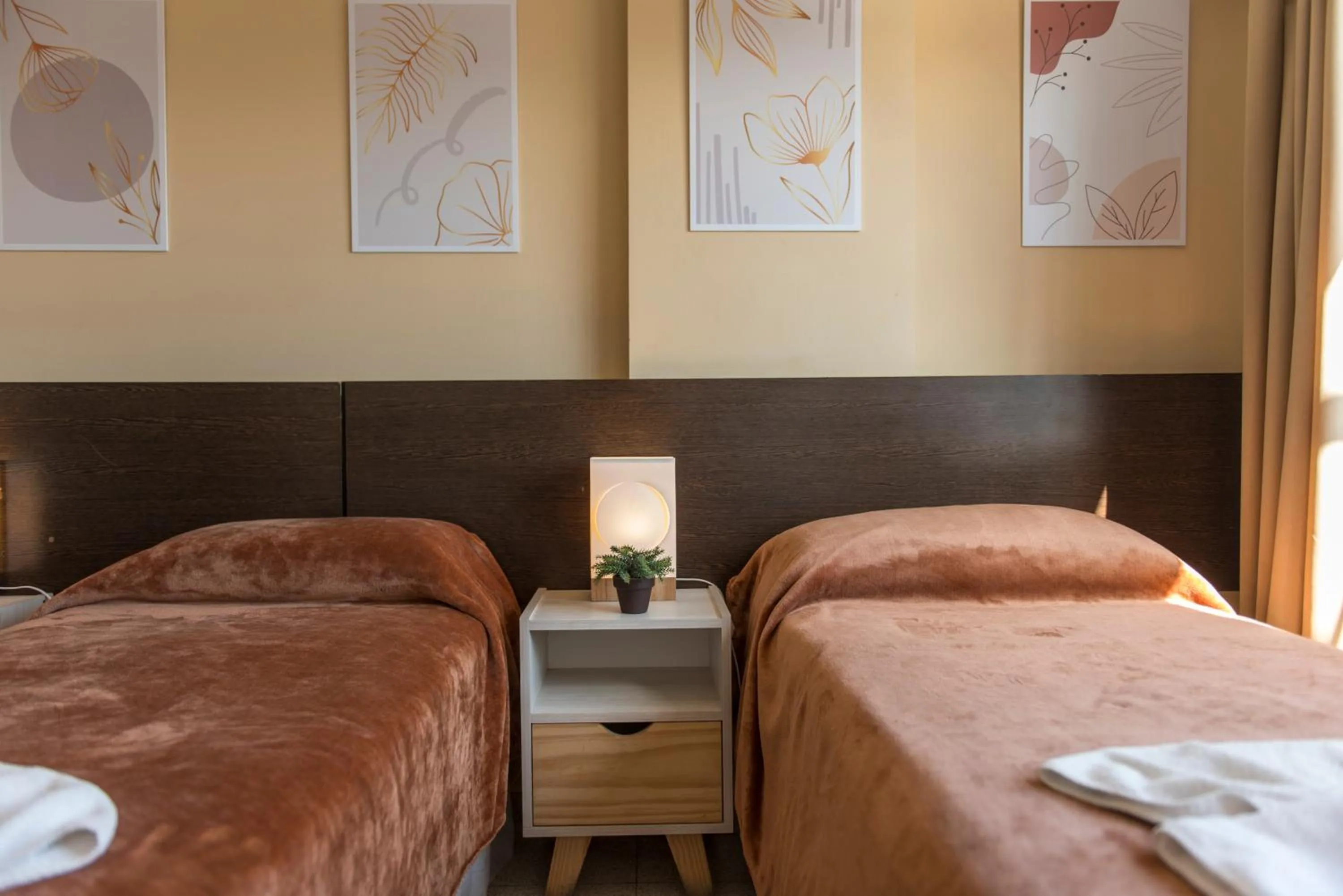 Decorative detail, Bed in Novum Suites