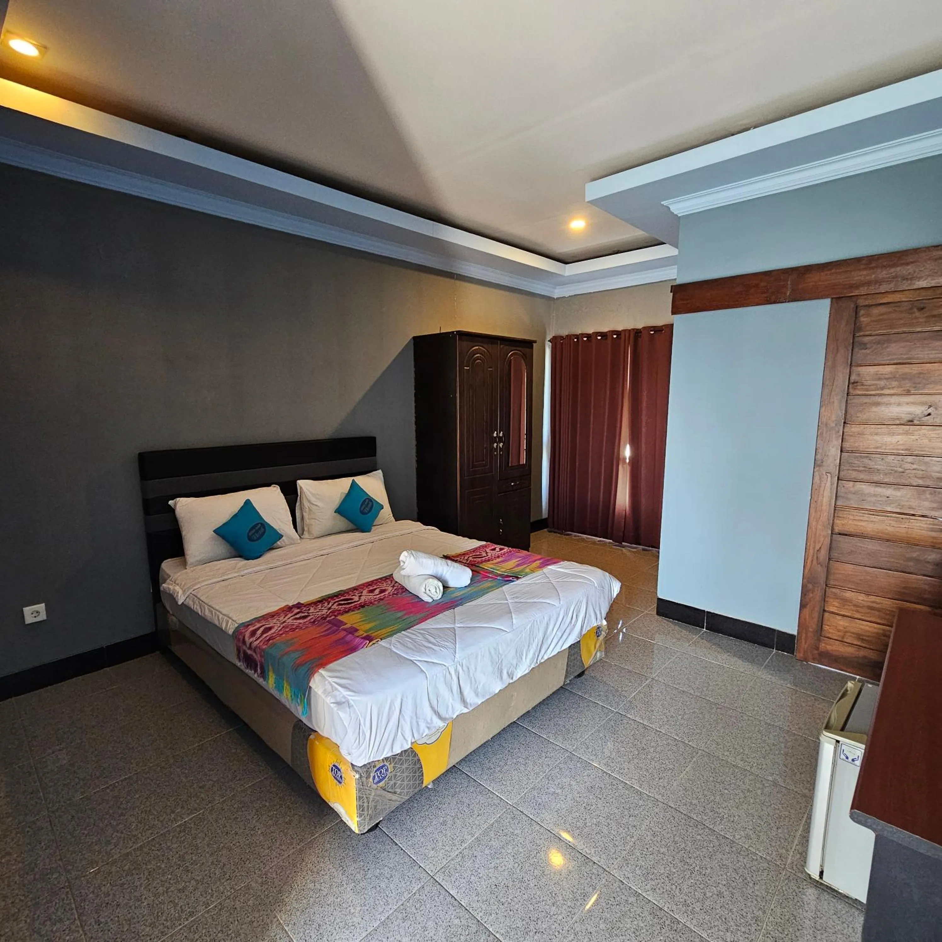 Bed in Ridho Malik Hotel