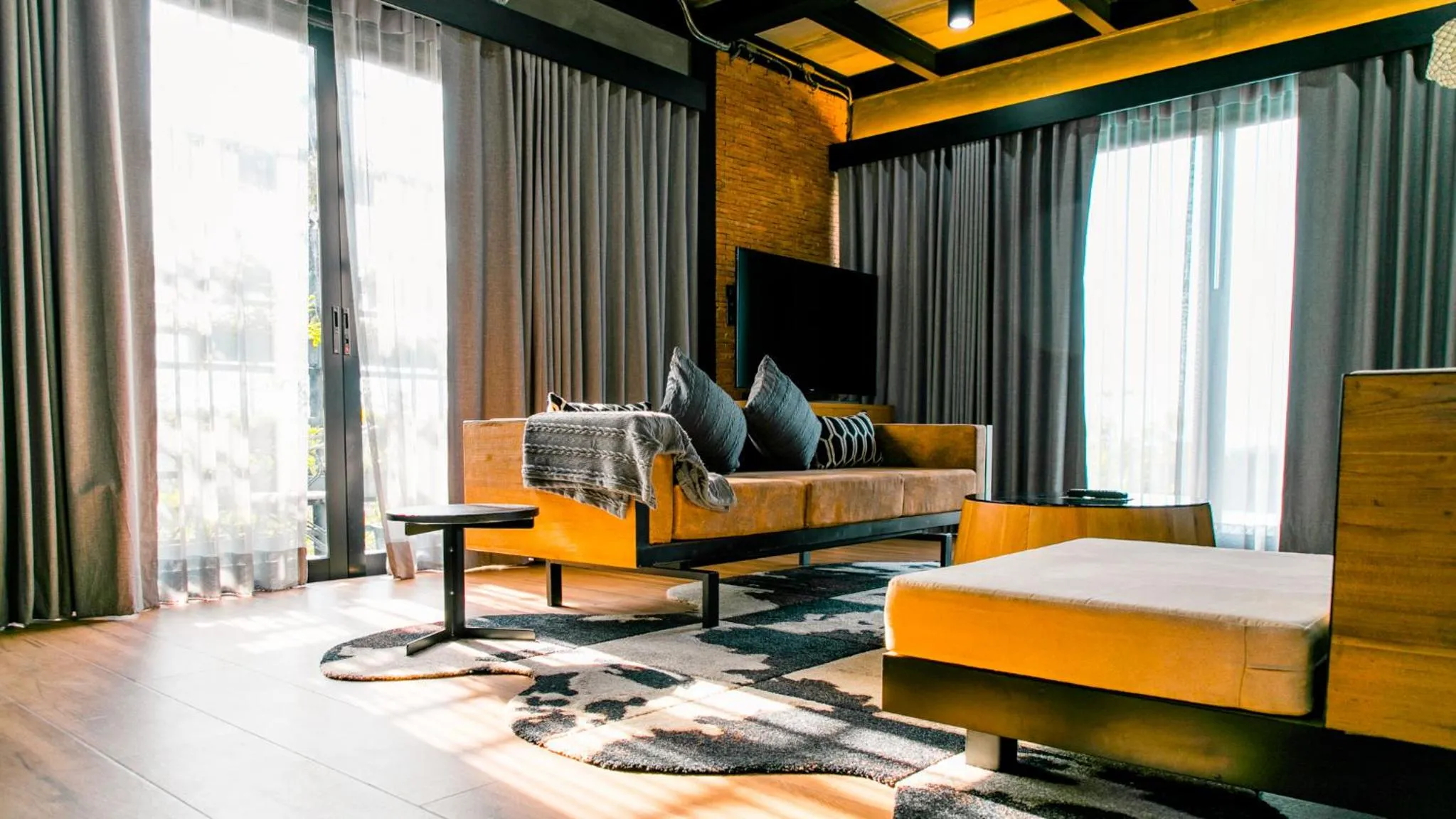 Bed in Vino Neste Private Pool Villas