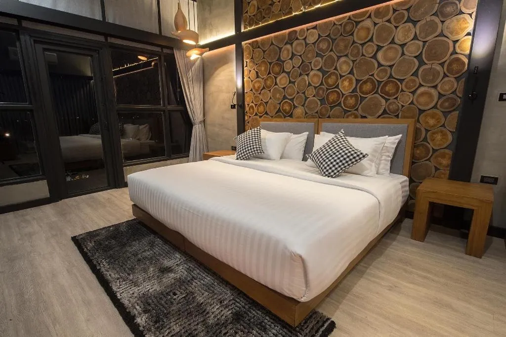 Bed in Vino Neste Private Pool Villas