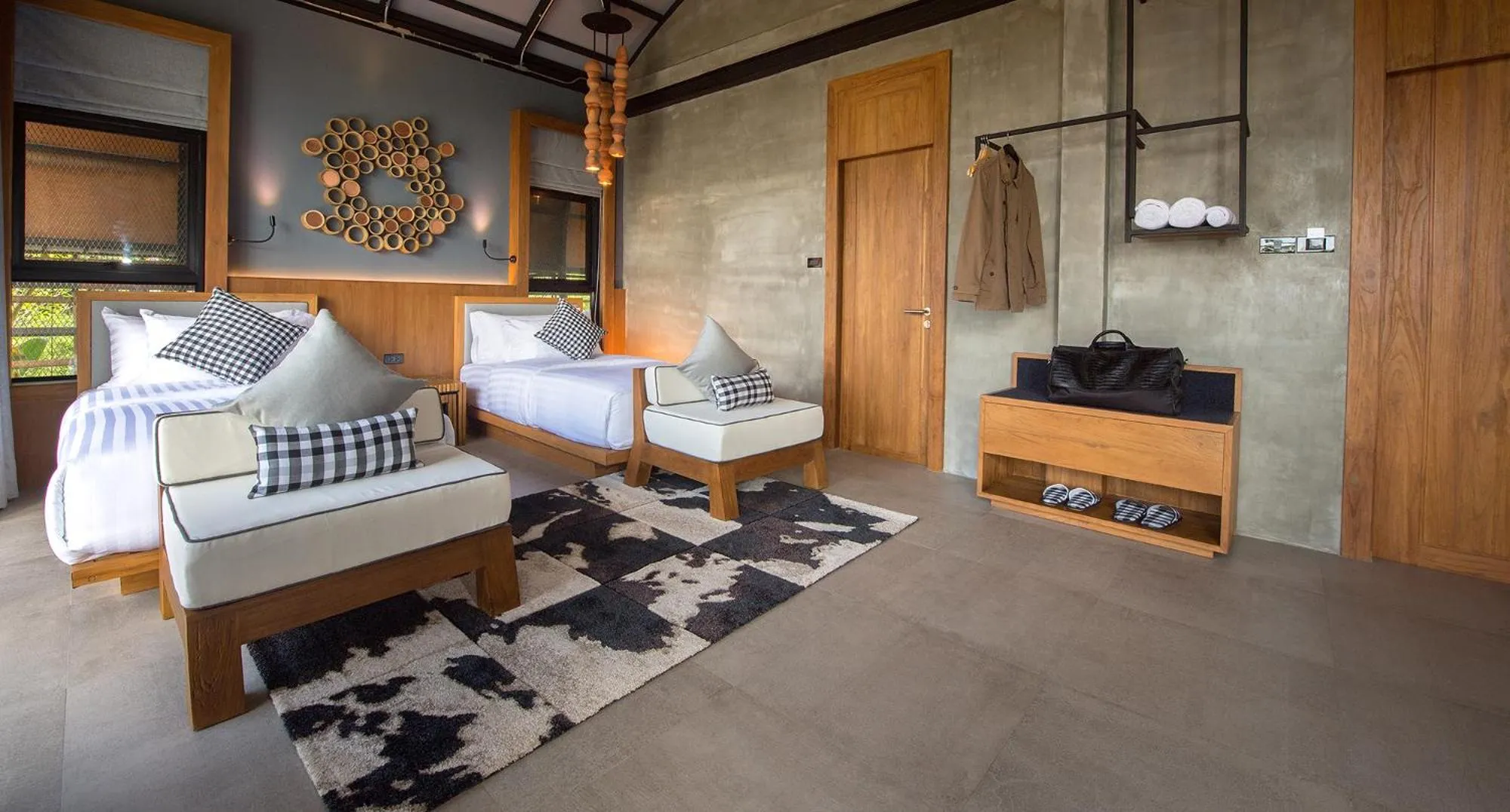 Bed in Vino Neste Private Pool Villas