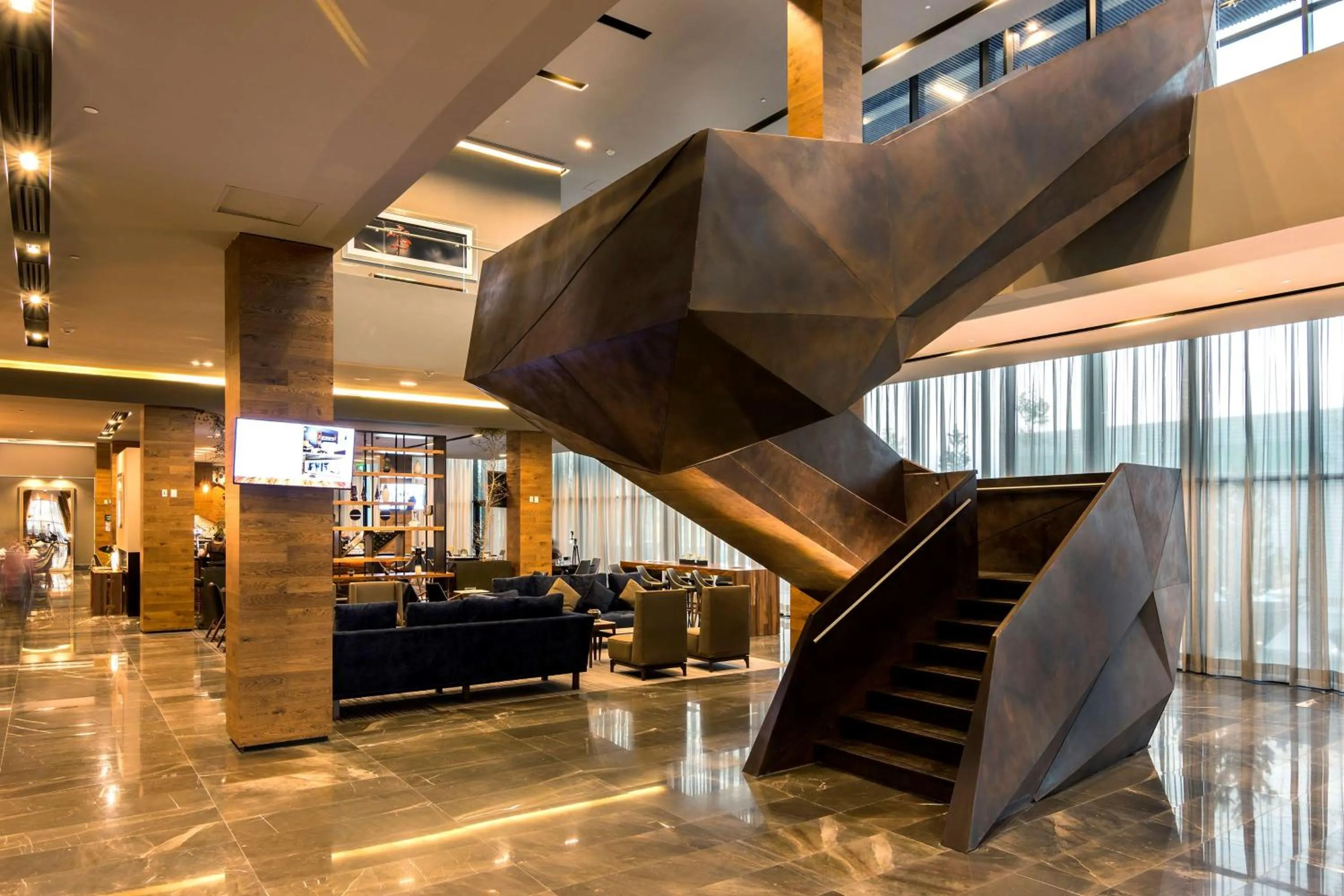 Lobby or reception in Hilton Garden Inn Aguascalientes