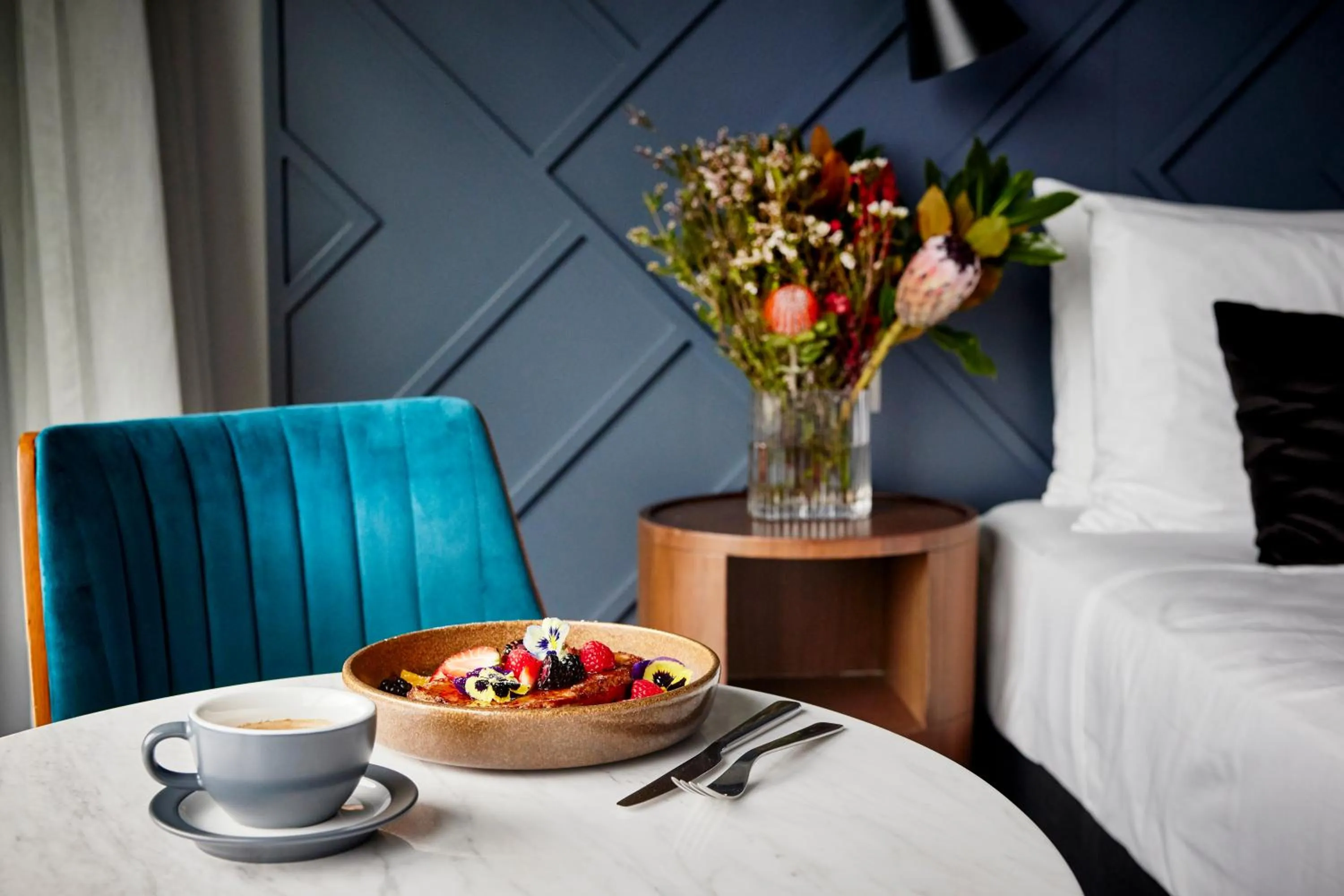 Food, Bed in West Hotel Sydney, Curio Collection by Hilton