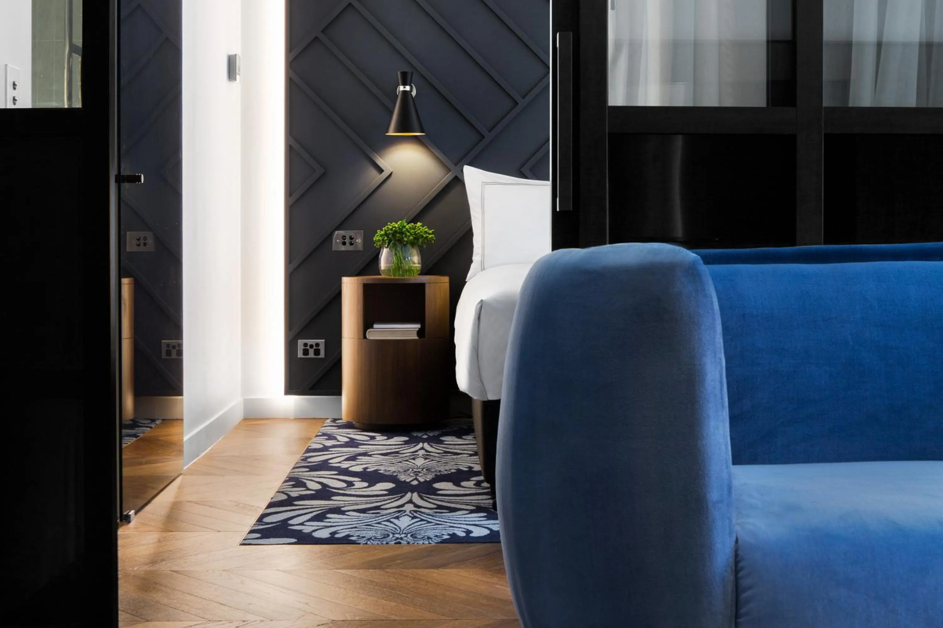 Living room in West Hotel Sydney, Curio Collection by Hilton