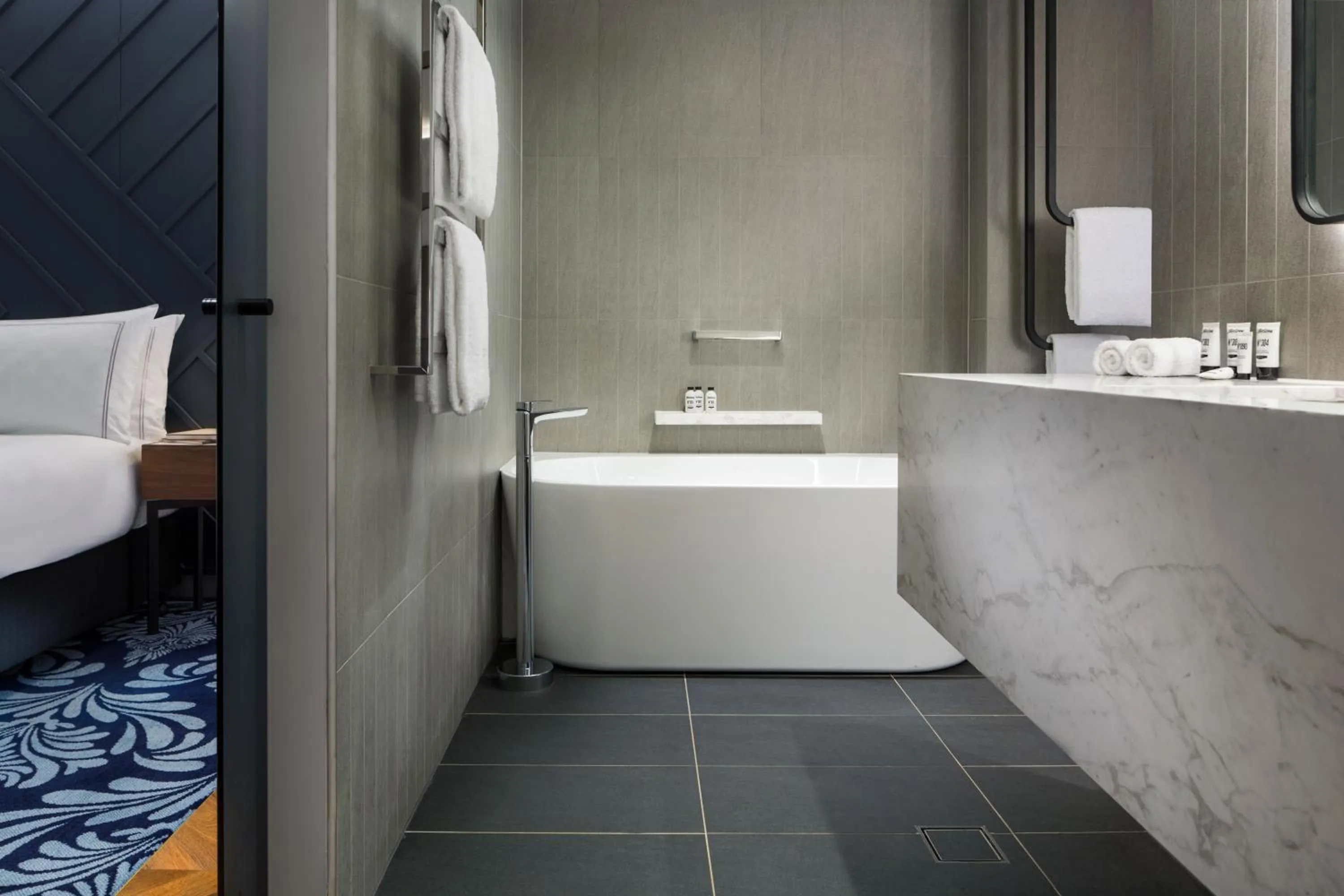 Bathroom in West Hotel Sydney, Curio Collection by Hilton