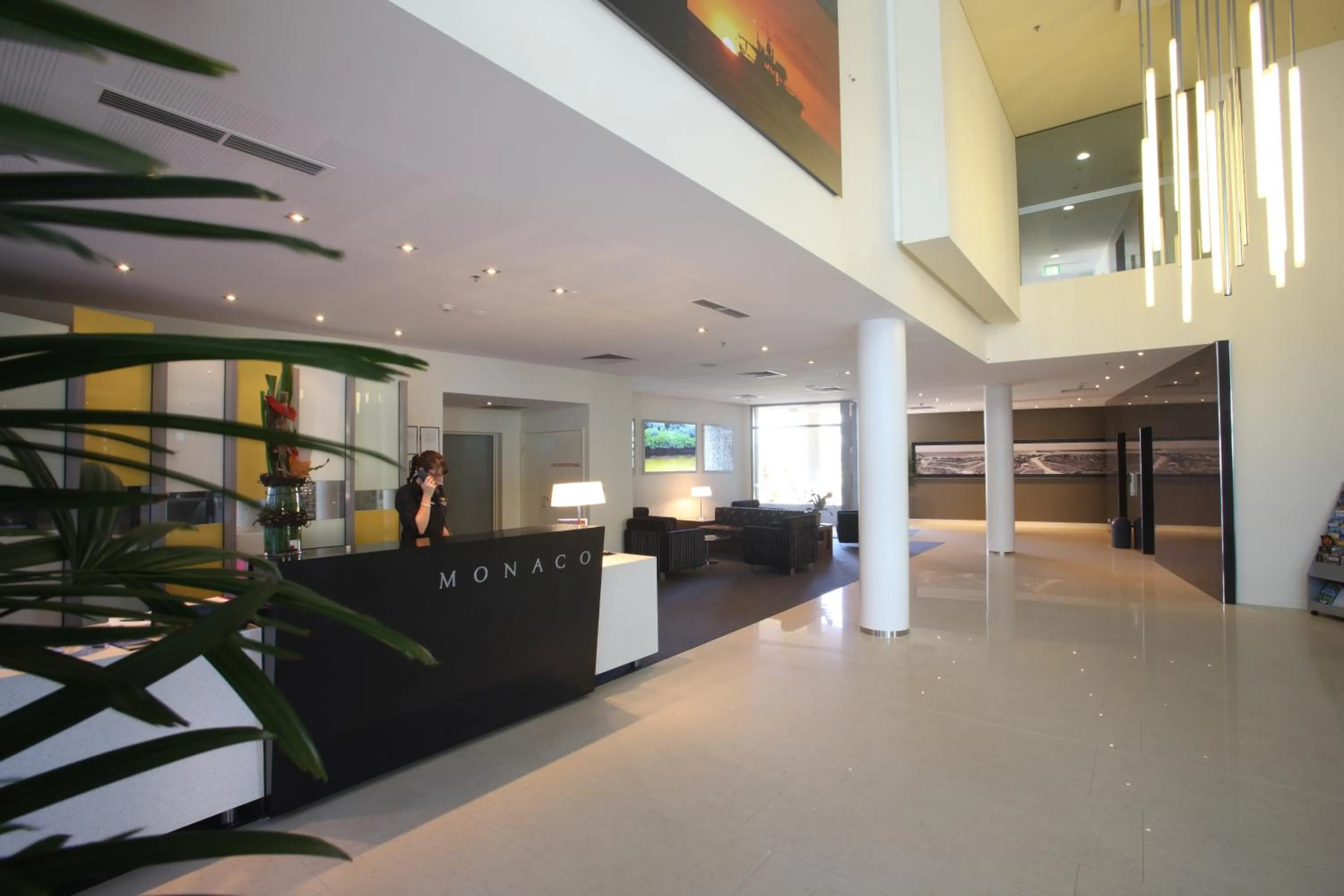 Lobby or reception in Monaco Caloundra