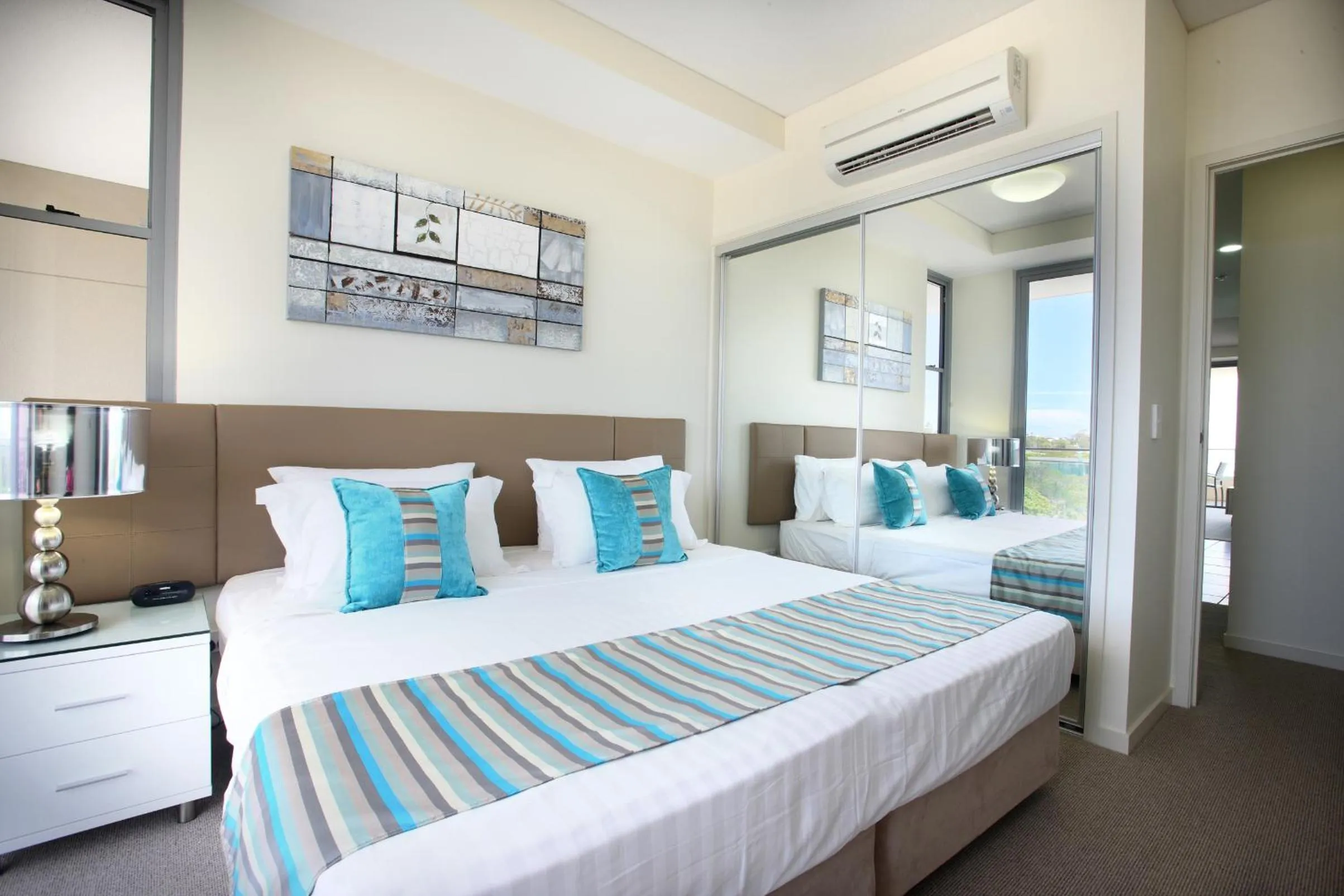 Bedroom, Bed in Monaco Caloundra