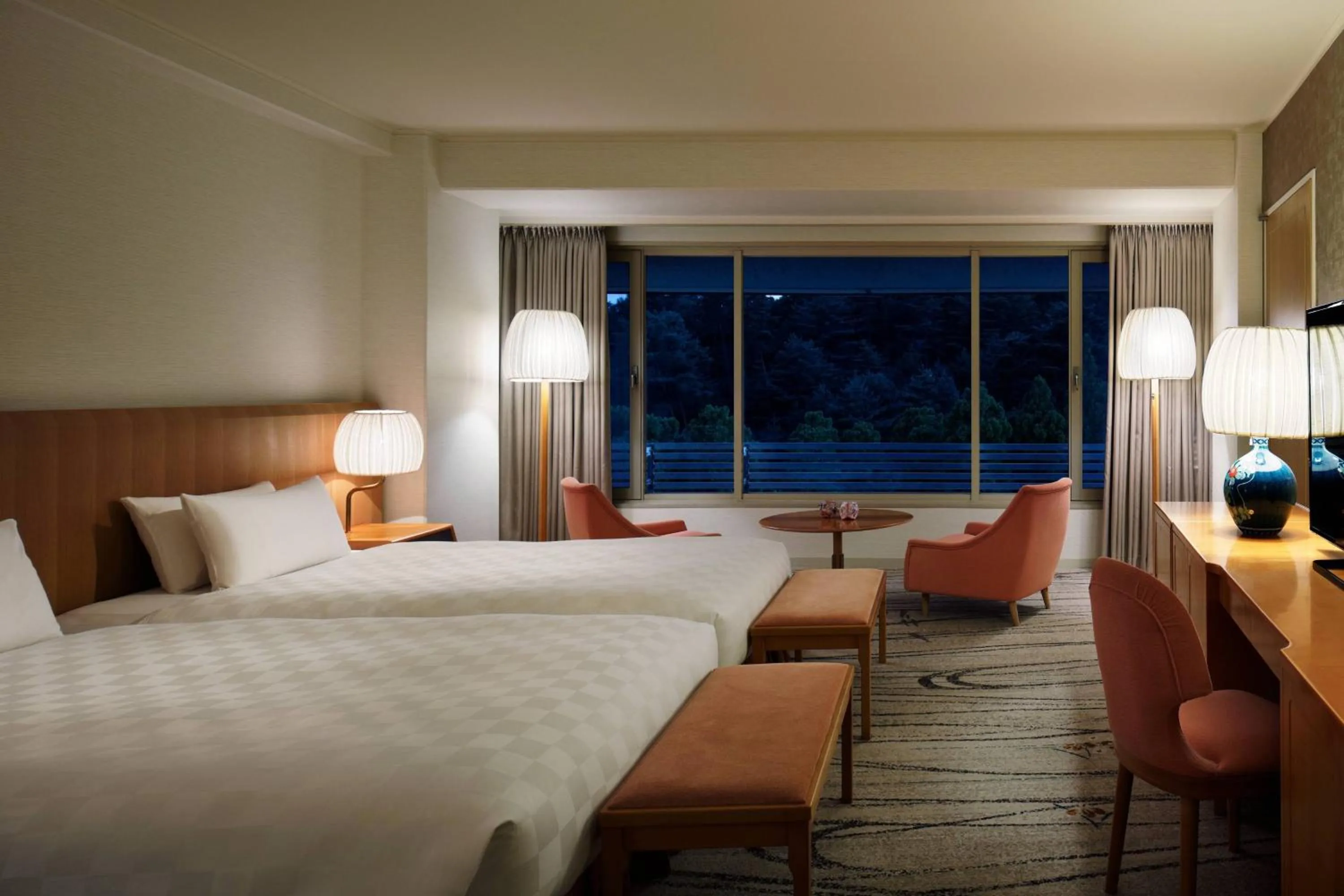 Photo of the whole room, Bed in The Prince Kyoto Takaragaike, Autograph Collection