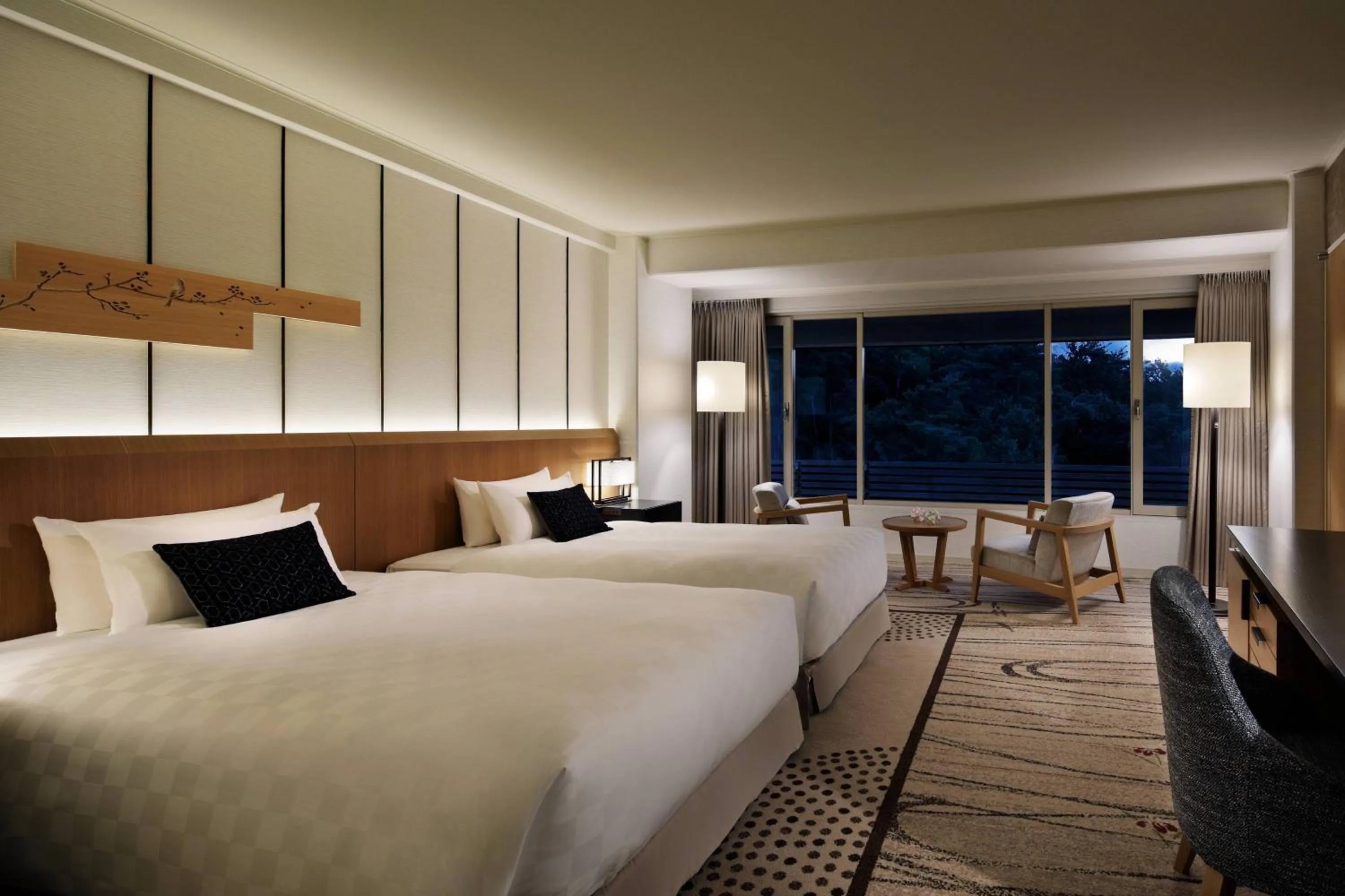 Bedroom, Bed in The Prince Kyoto Takaragaike, Autograph Collection