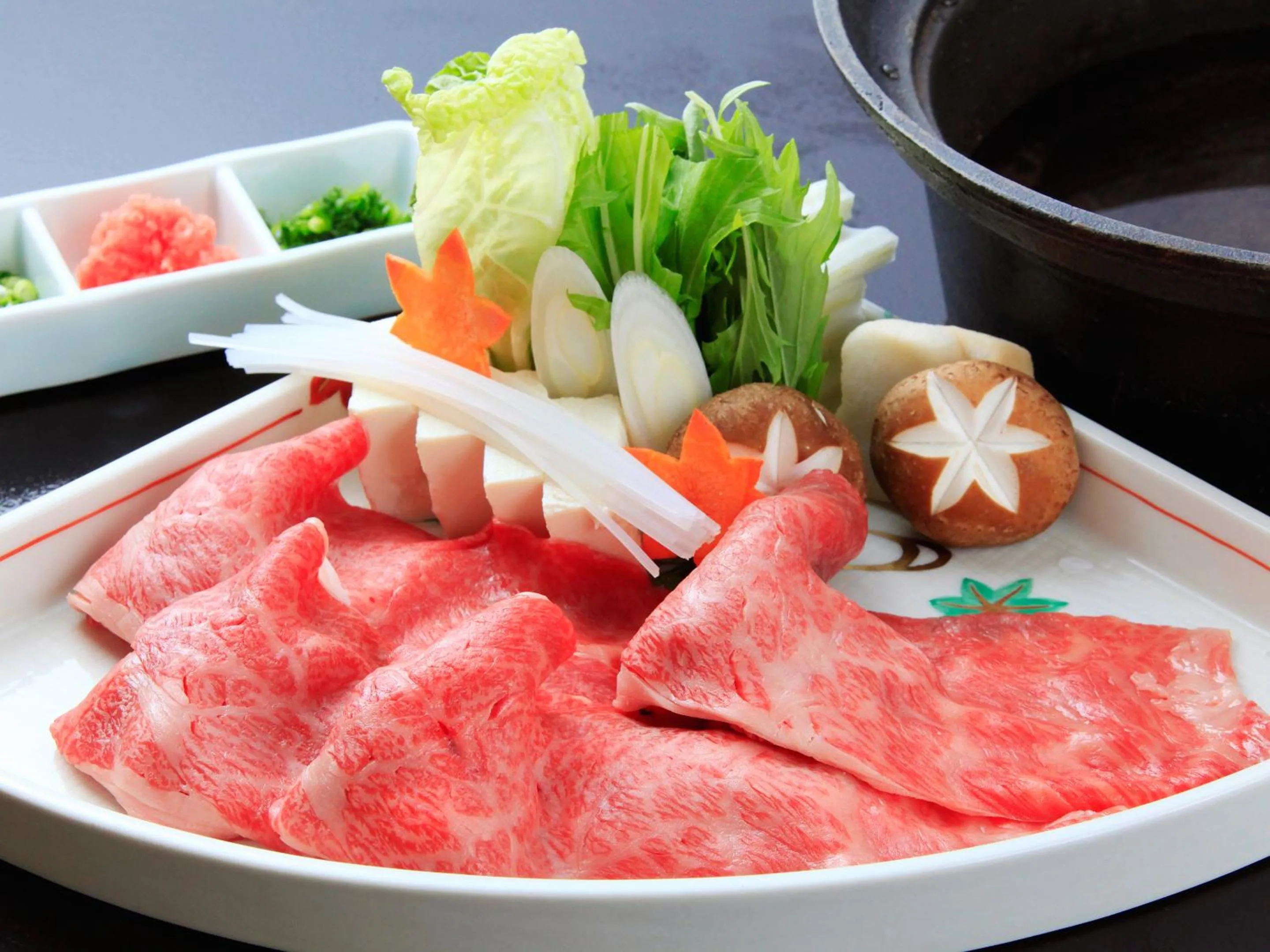 Food close-up in Hotel Tsubakino