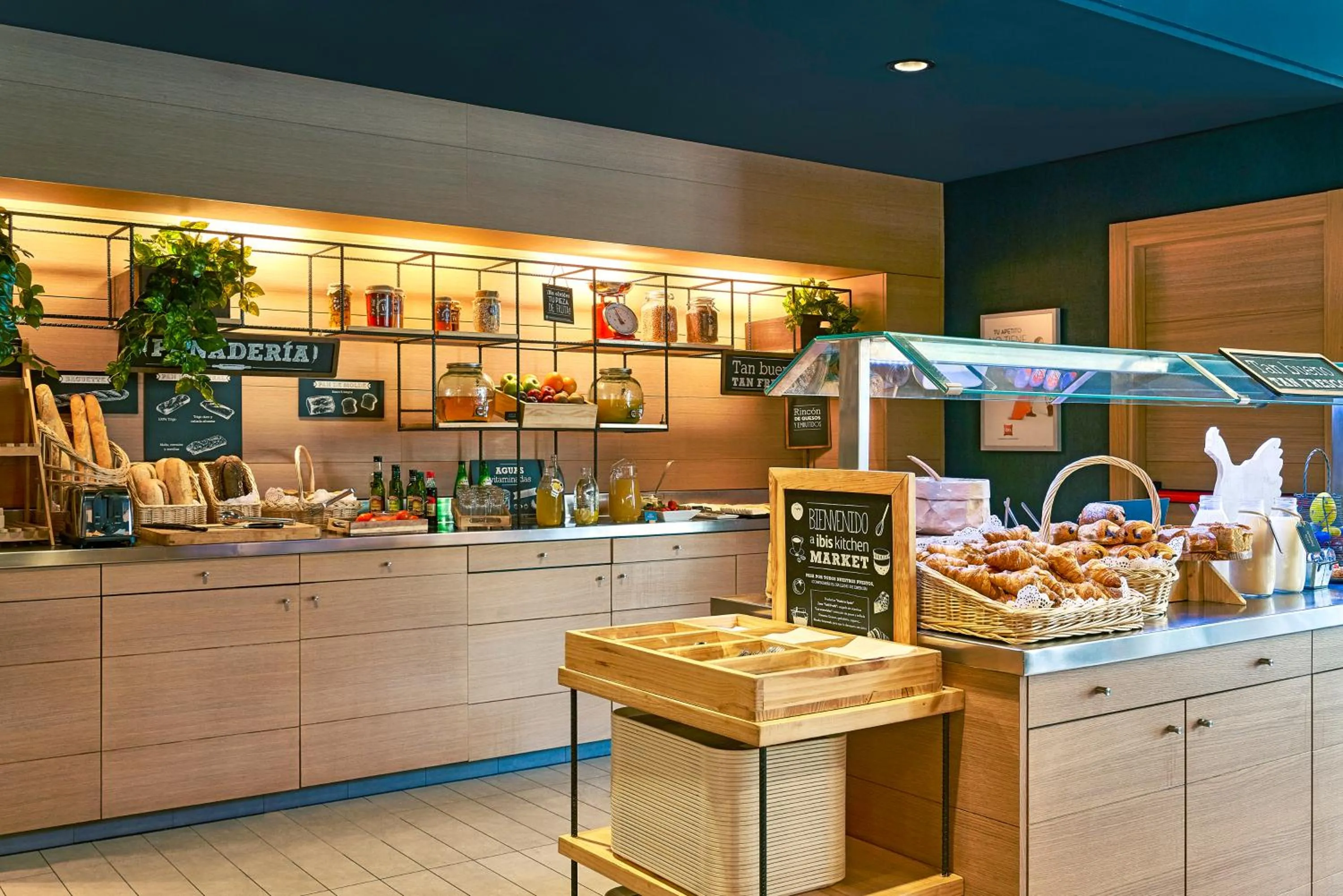 Buffet breakfast in Ibis Barcelona Centro (Sagrada Familia)