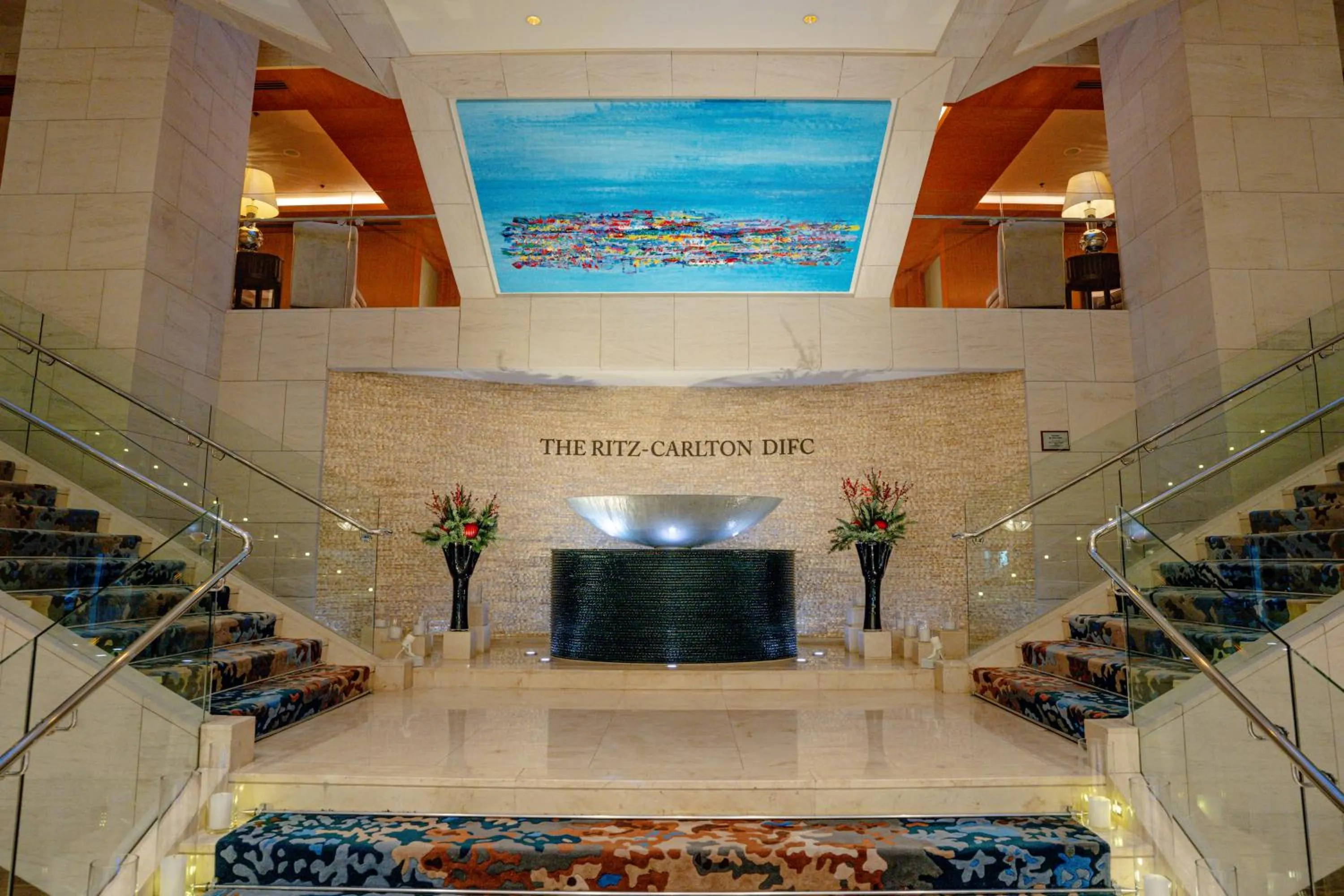 Lobby or reception in The Ritz-Carlton, Dubai International Financial Centre