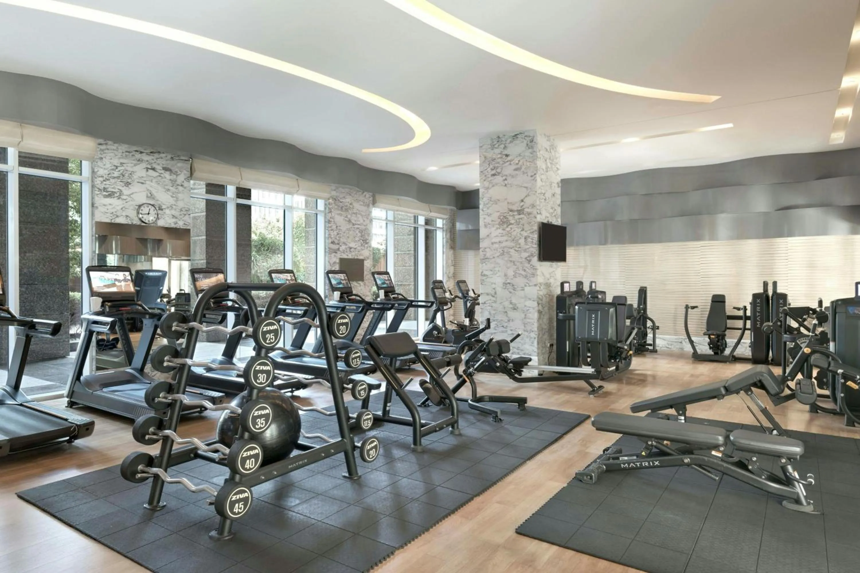 Fitness centre/facilities in Ritz Carlton DIFC Downtown Dubai