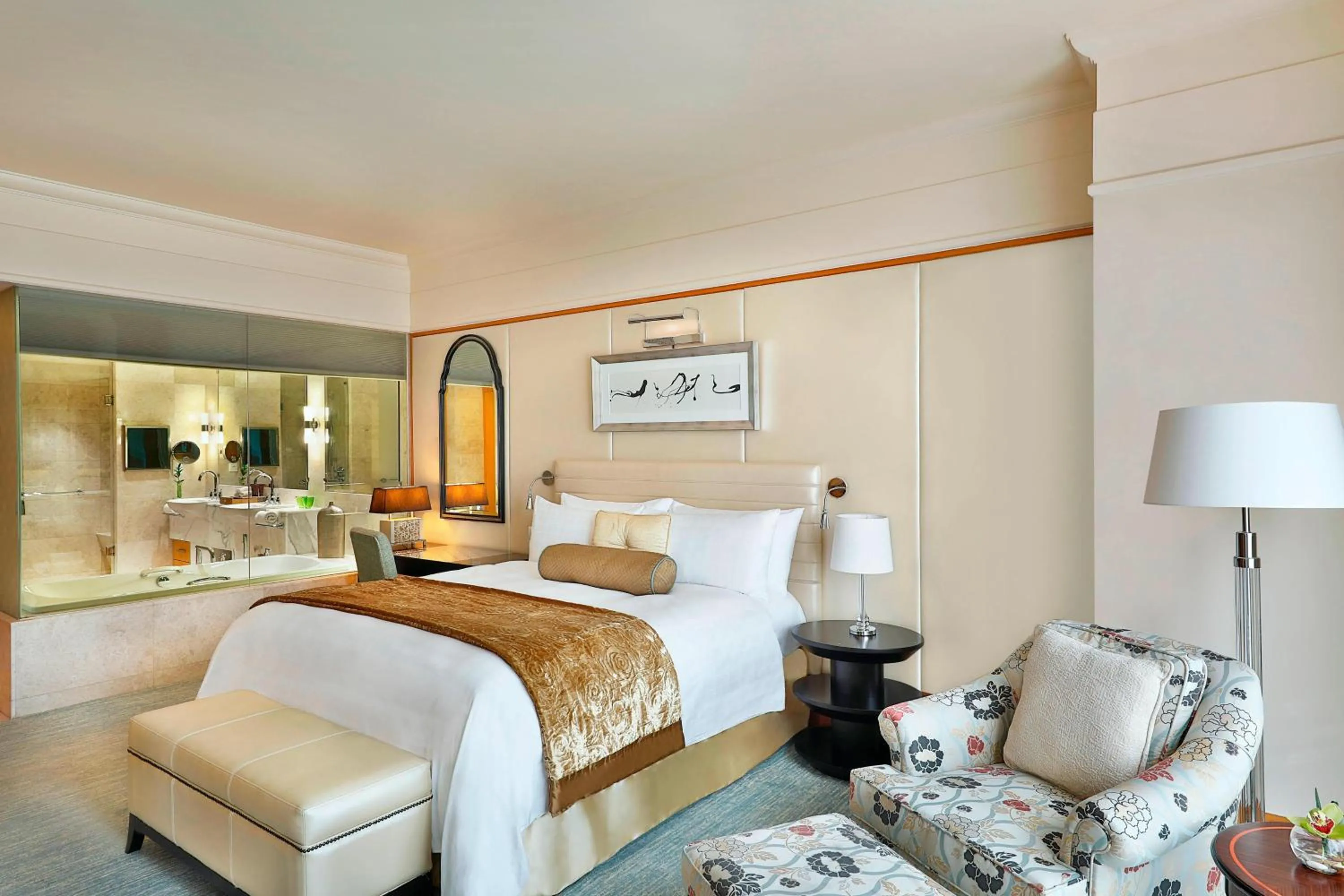 Bedroom, Bed in The Ritz-Carlton, Dubai International Financial Centre