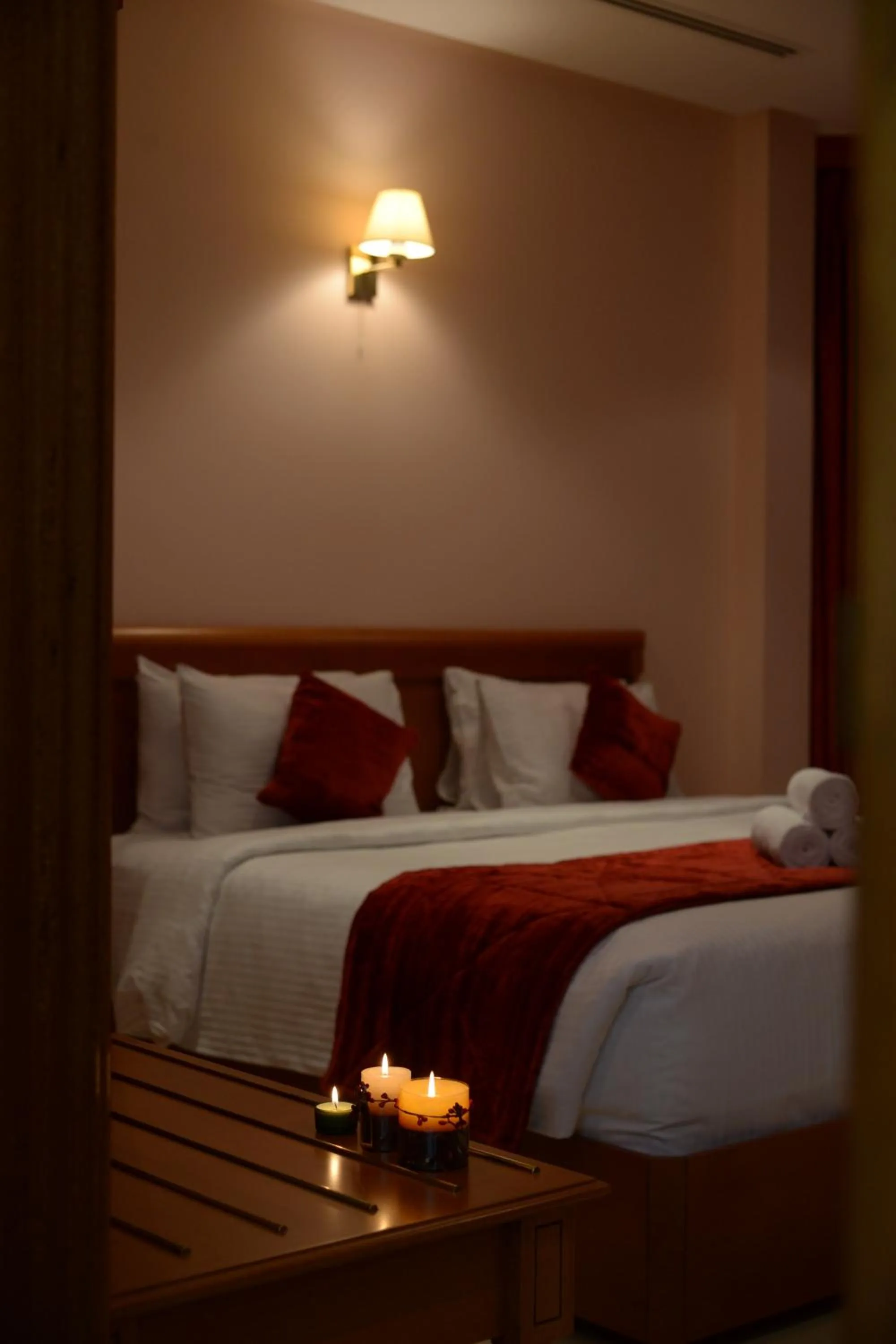 Bedroom, Bed in Al Madina Suites Doha