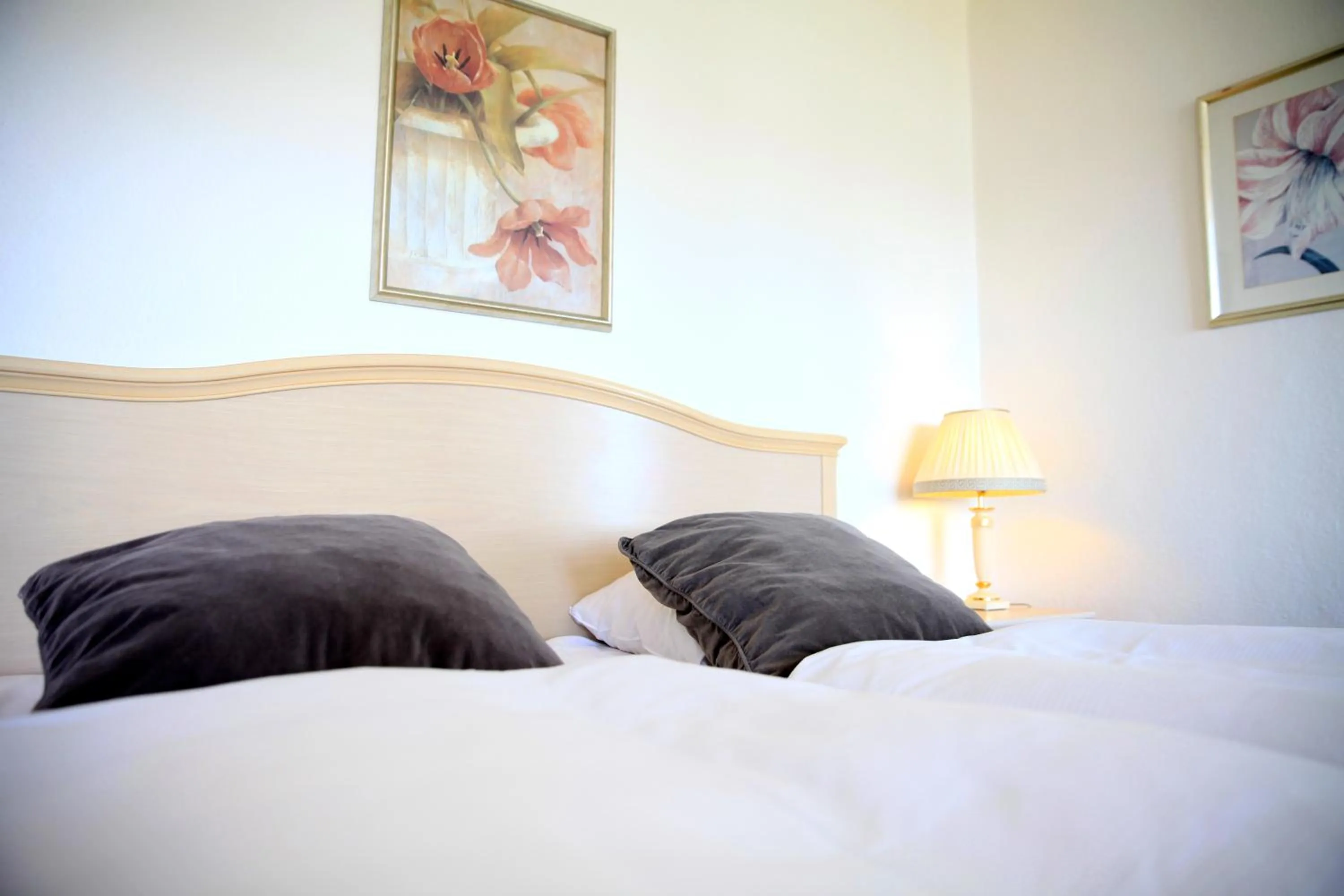 Bed in Hotel Skanderborghus