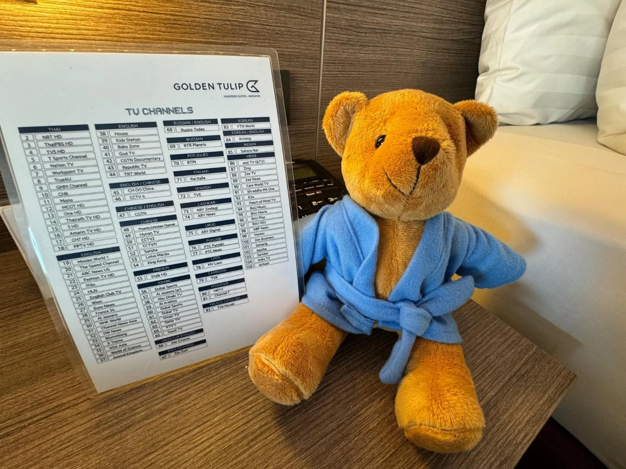 TV and multimedia in Golden Tulip Mandison Suites