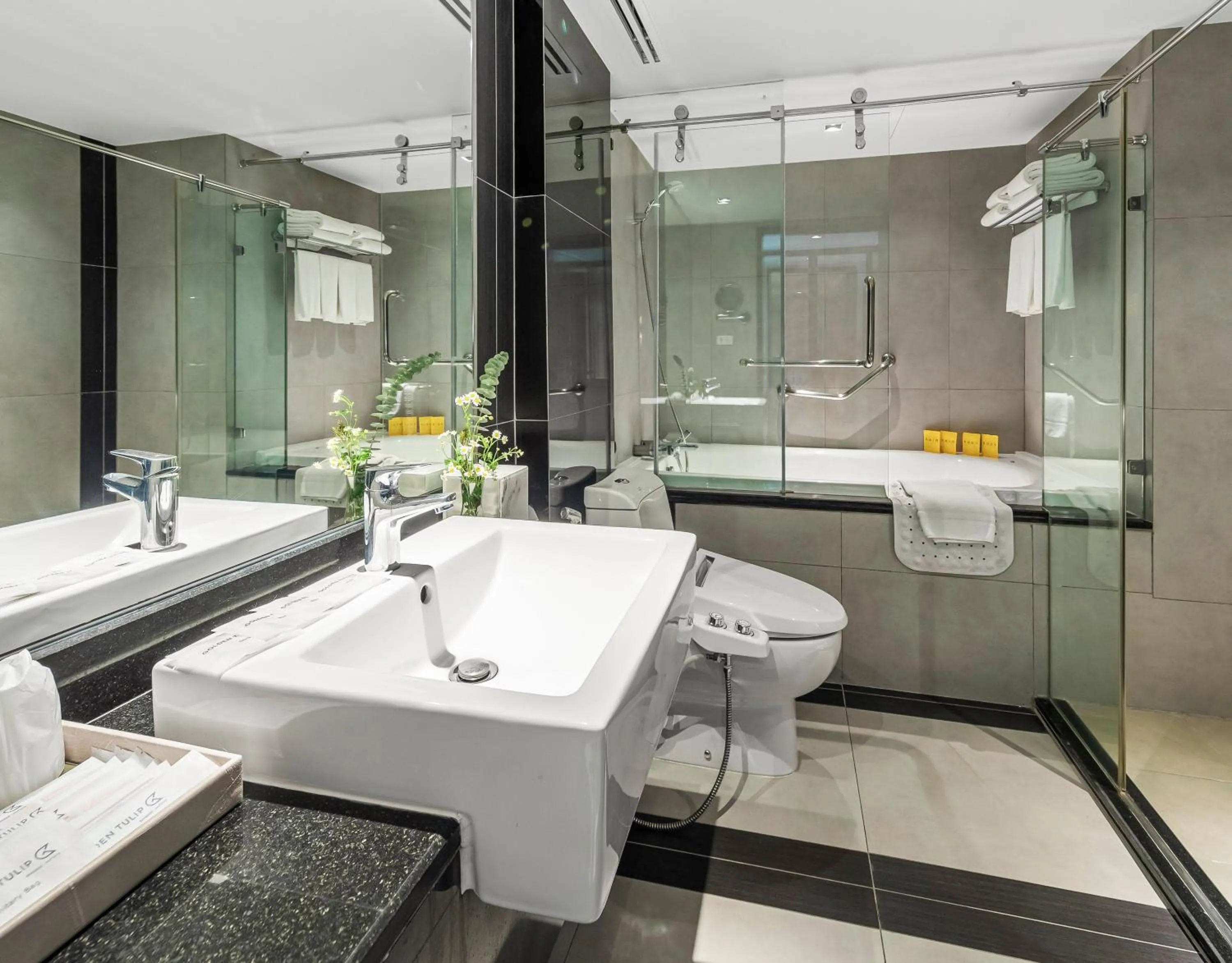 Bathroom in Golden Tulip Mandison Suites