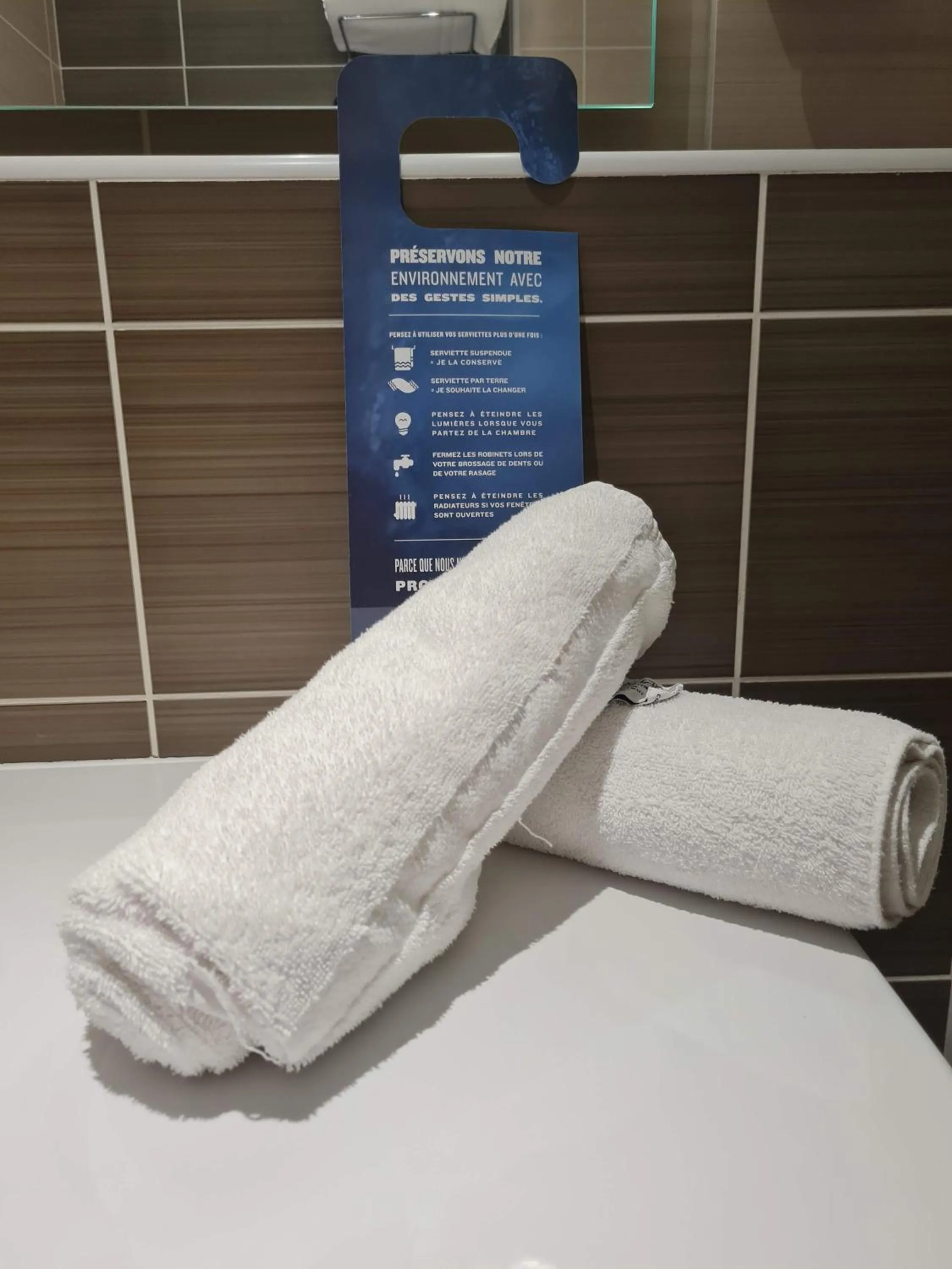 Bathroom in Kyriad Montpellier Sud - A709